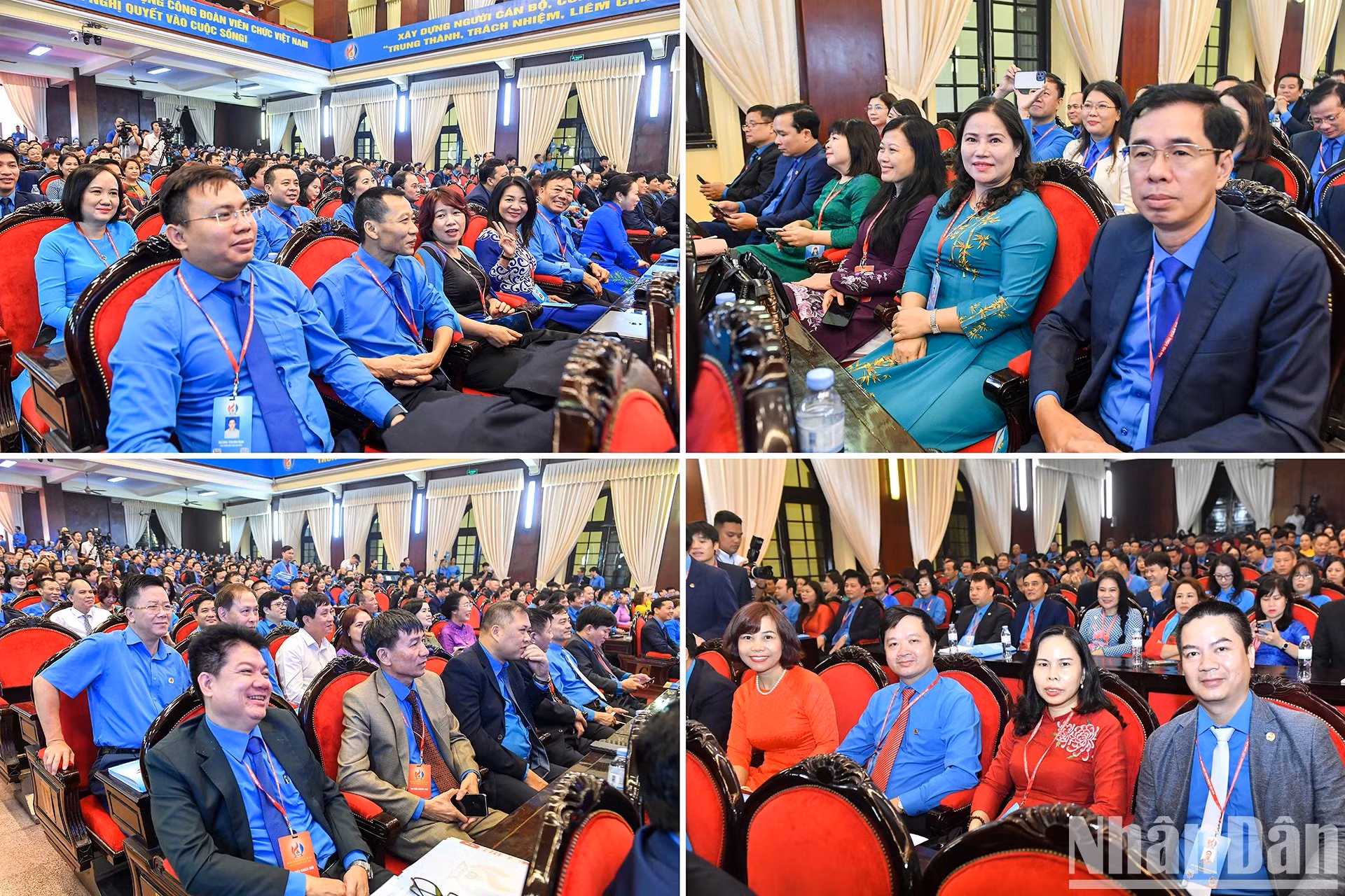 Delegados en el evento.