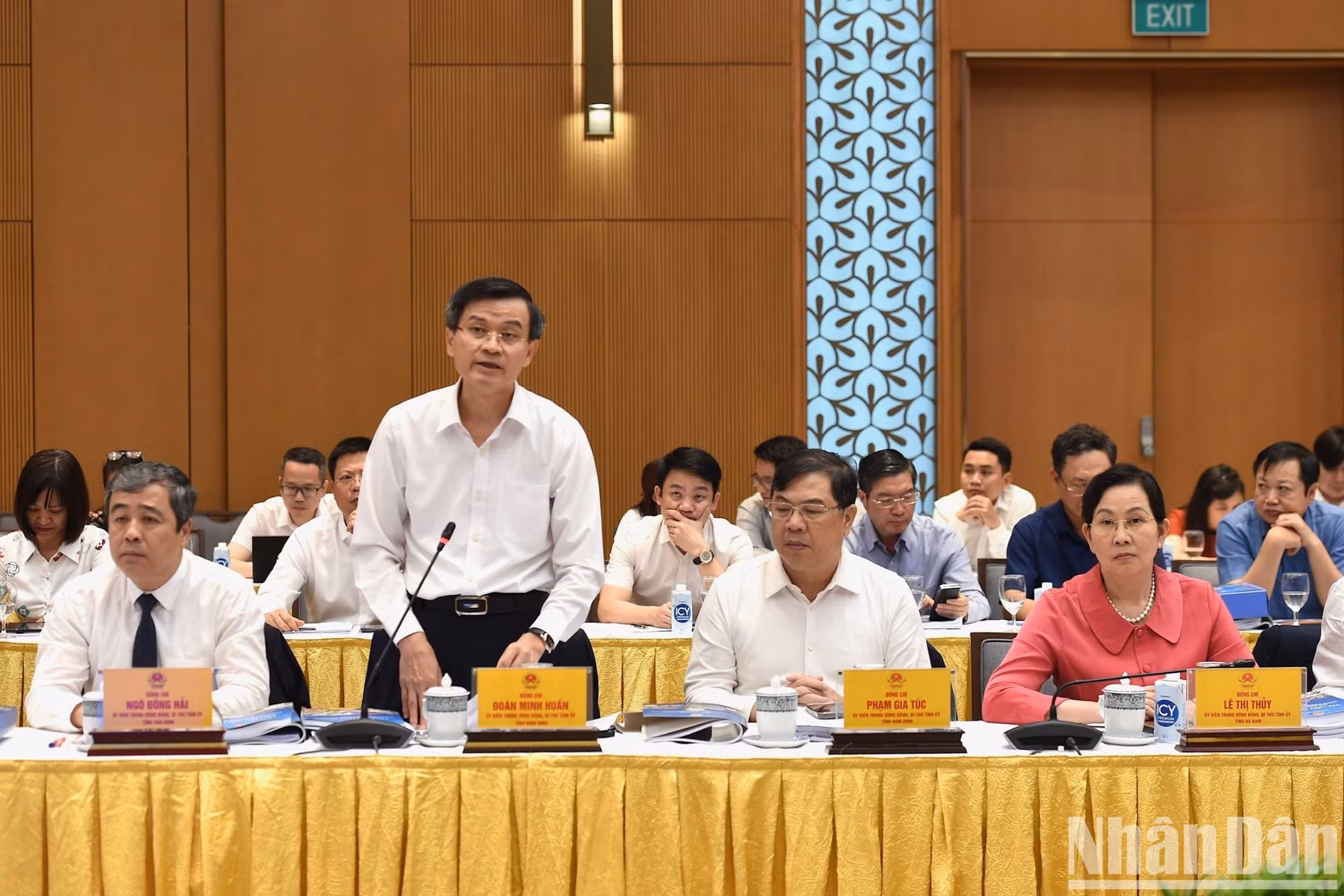 El secretario del Comité del Partido Comunisa de Vietnam en la provincia de Ninh Binh, Doan Minh Huan.