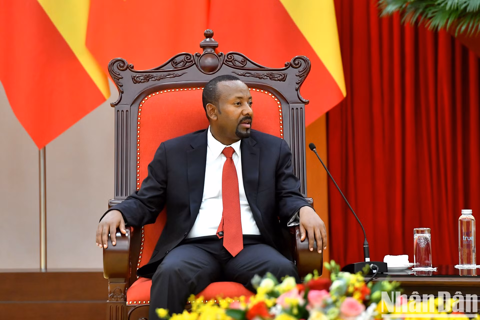 El primer ministro etíope, Abiy Ahmed Ali, en la cita.