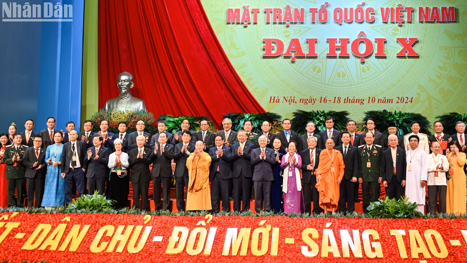 [Foto] Inauguran X Congreso del Frente de la Patria de Vietnam