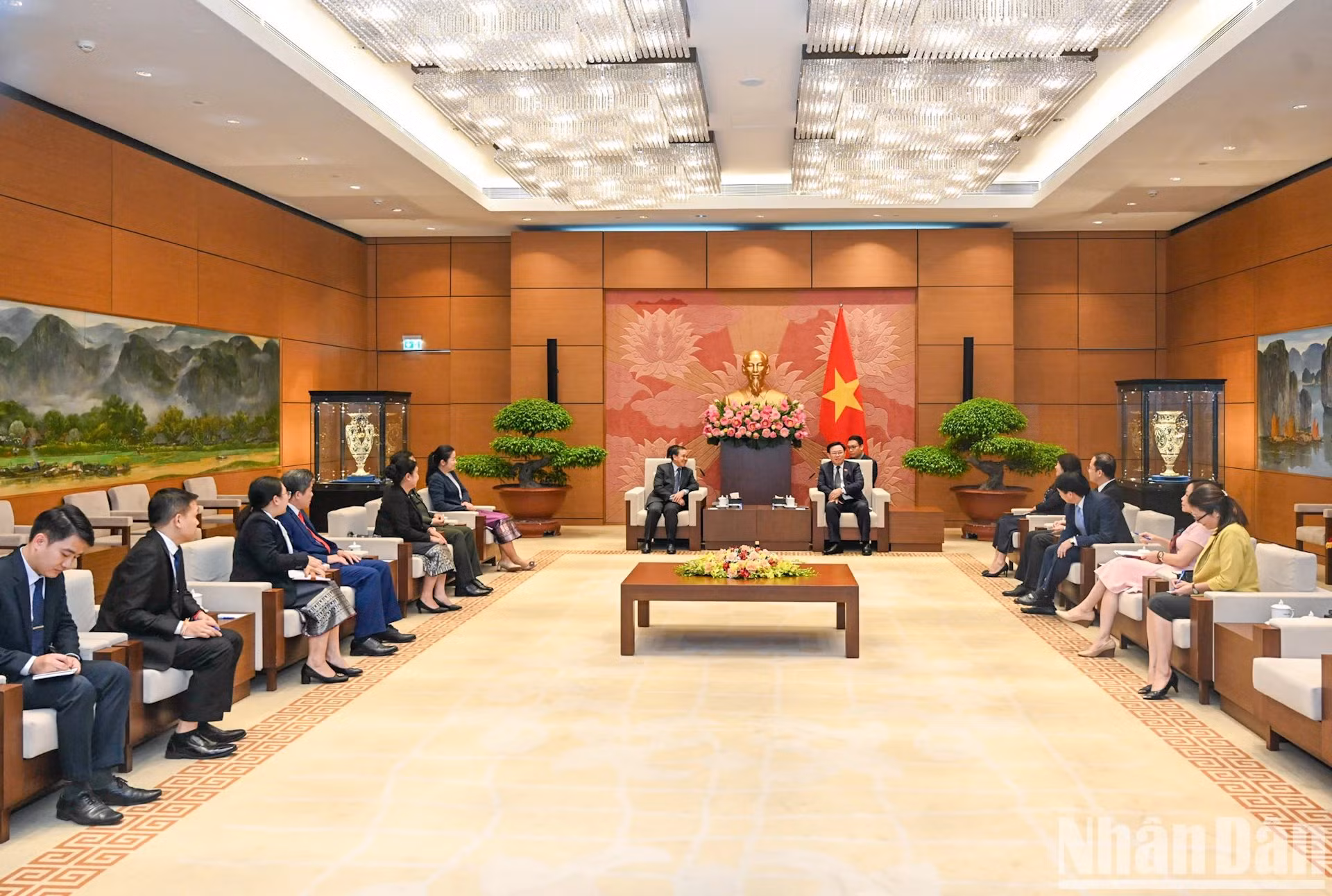 Vista de la recepción.