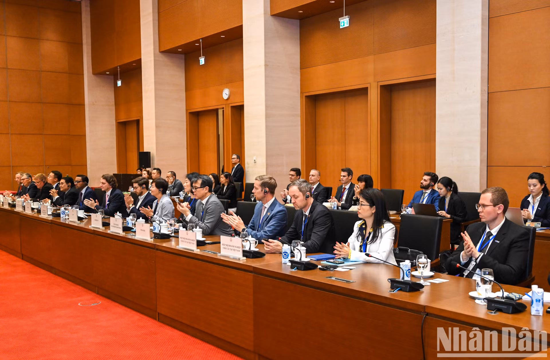Representantes de empresas de la UE y la Asean en el encuentro.