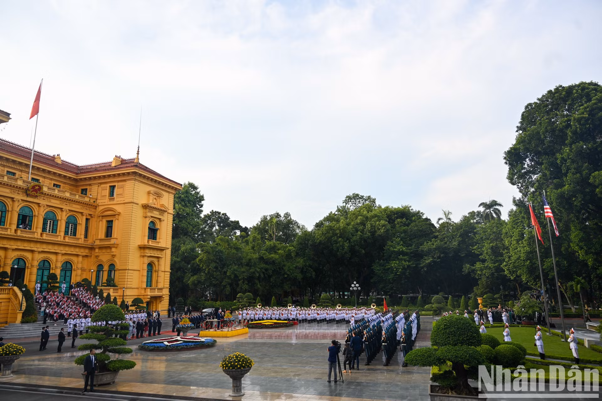 Panorama de la ceremonia.