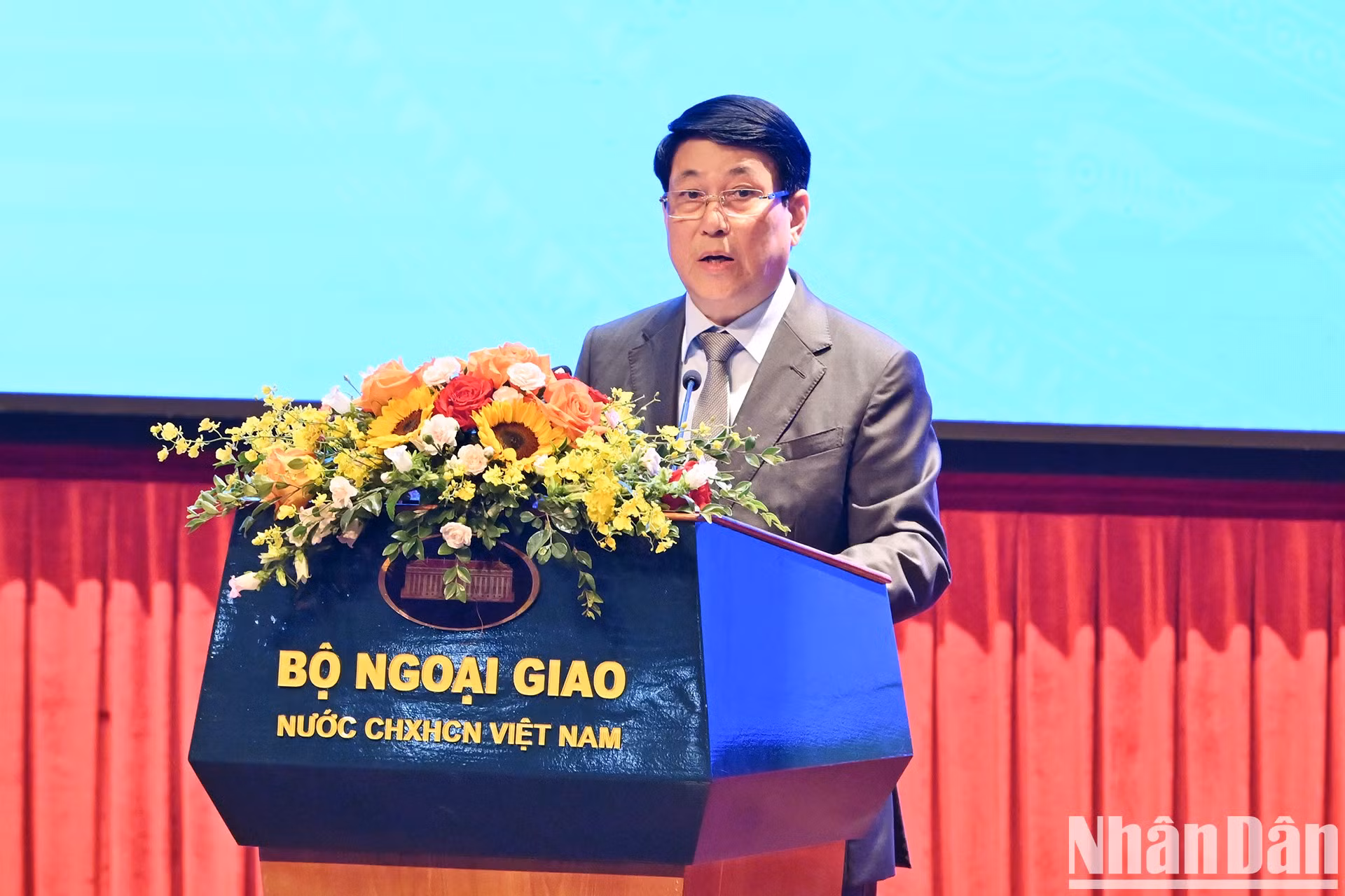 El presidente Luong Cuong interviene en el evento. El presidente Luong Cuong interviene en el evento.