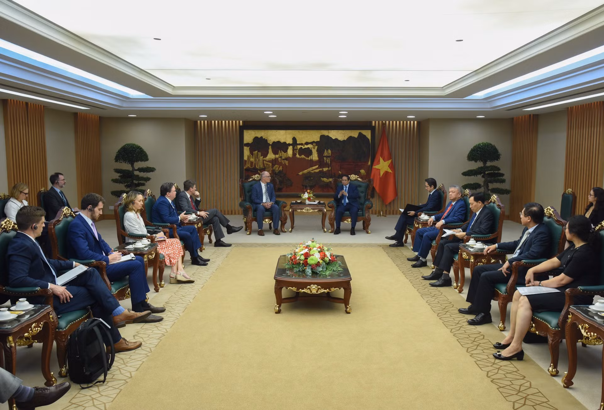 Escena de la reunión.