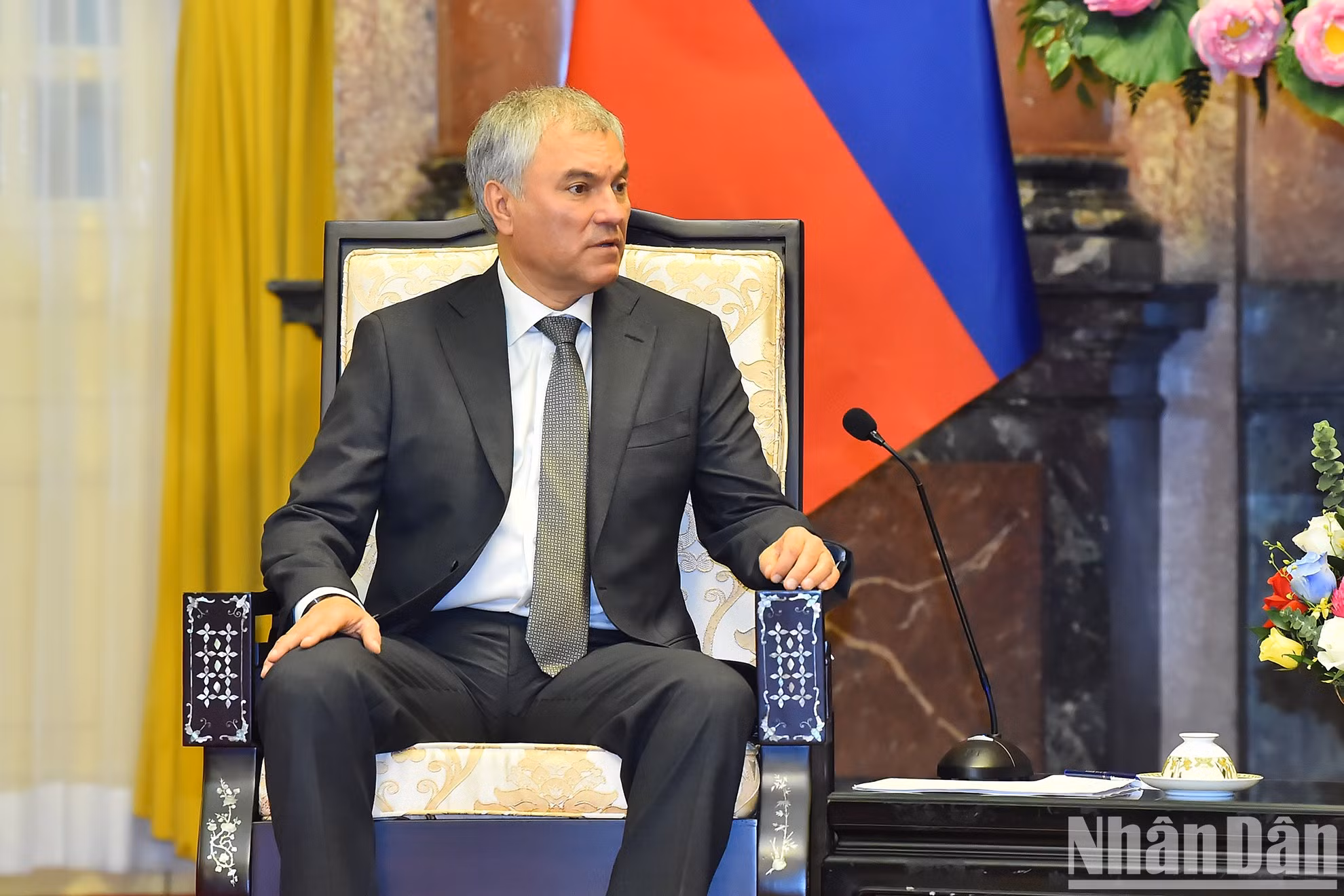 Interviene Vyacheslav Viktorovich Volodin. Interviene Vyacheslav Viktorovich Volodin.
