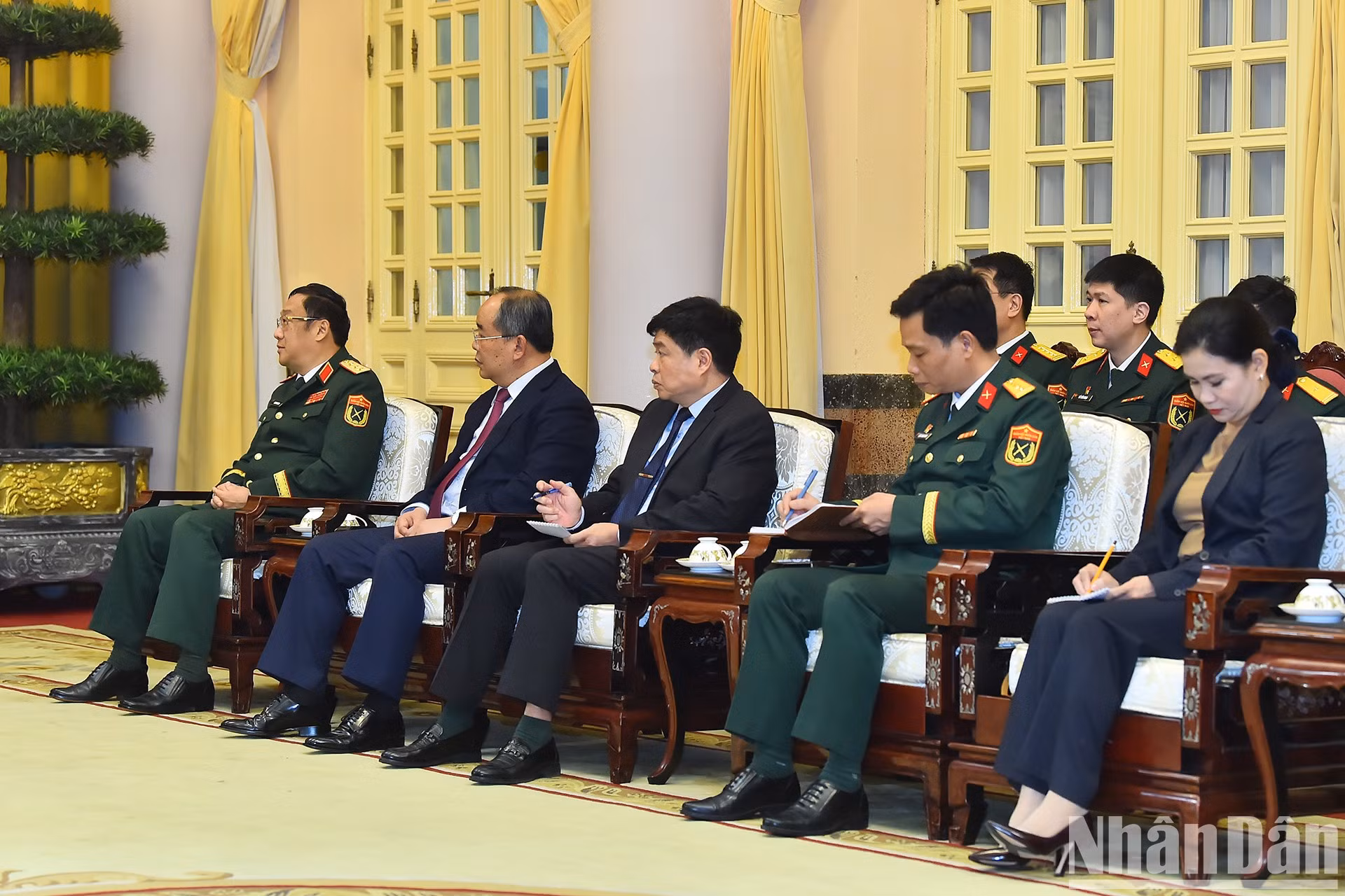 Delegados vietnamitas en el evento.