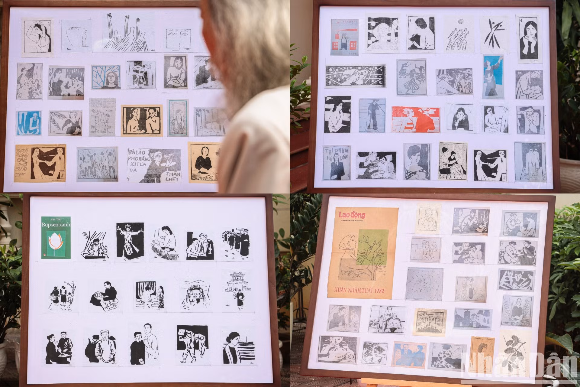Exhiben ilustraciones y portadas de libros creadas por Van Cao.