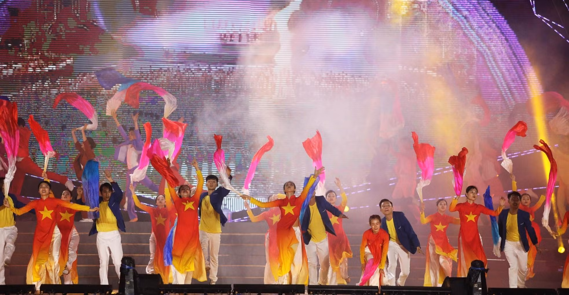 Una repertorios en la ceremonia.
