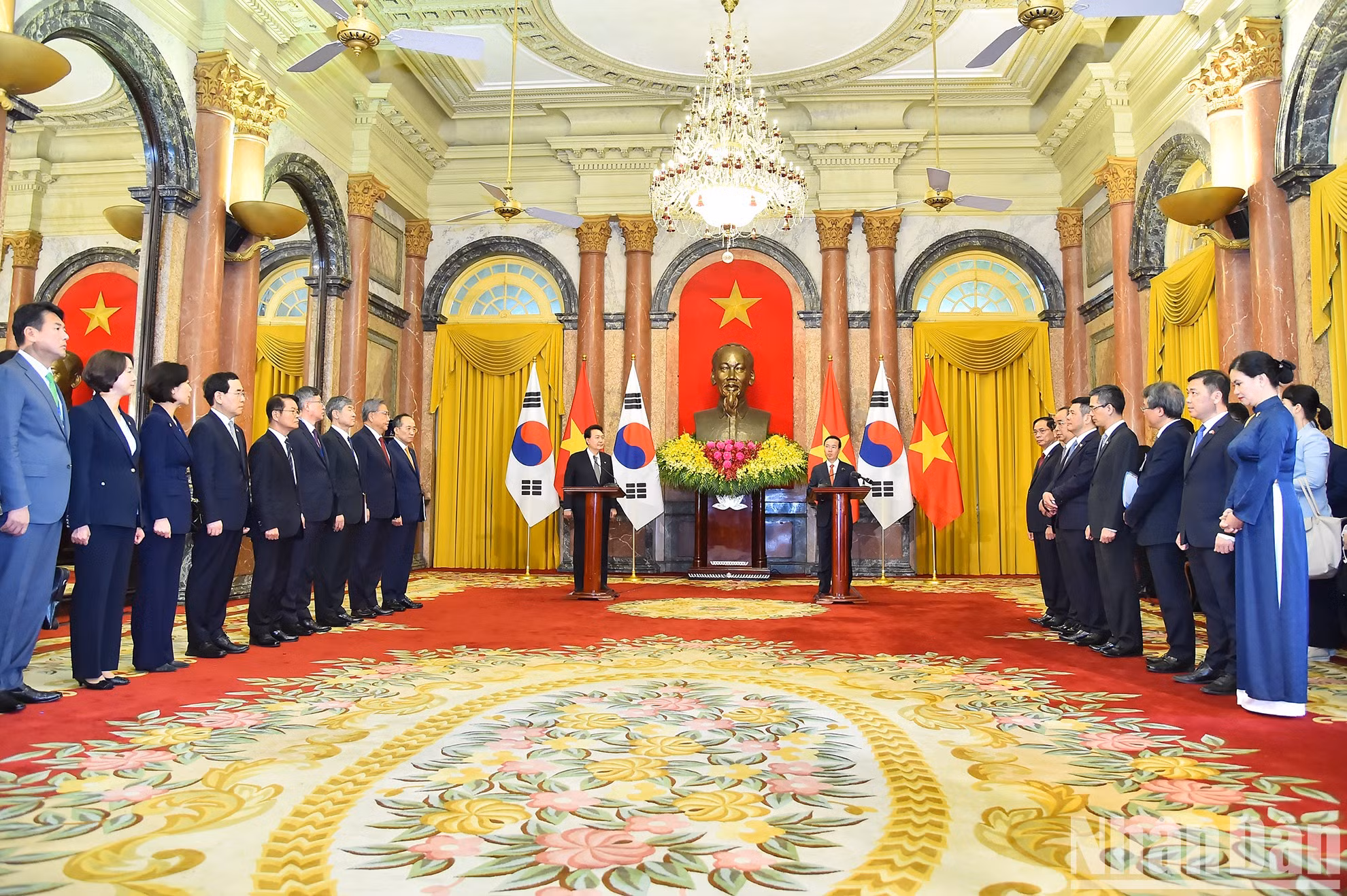 Panorama de la ceremonia.