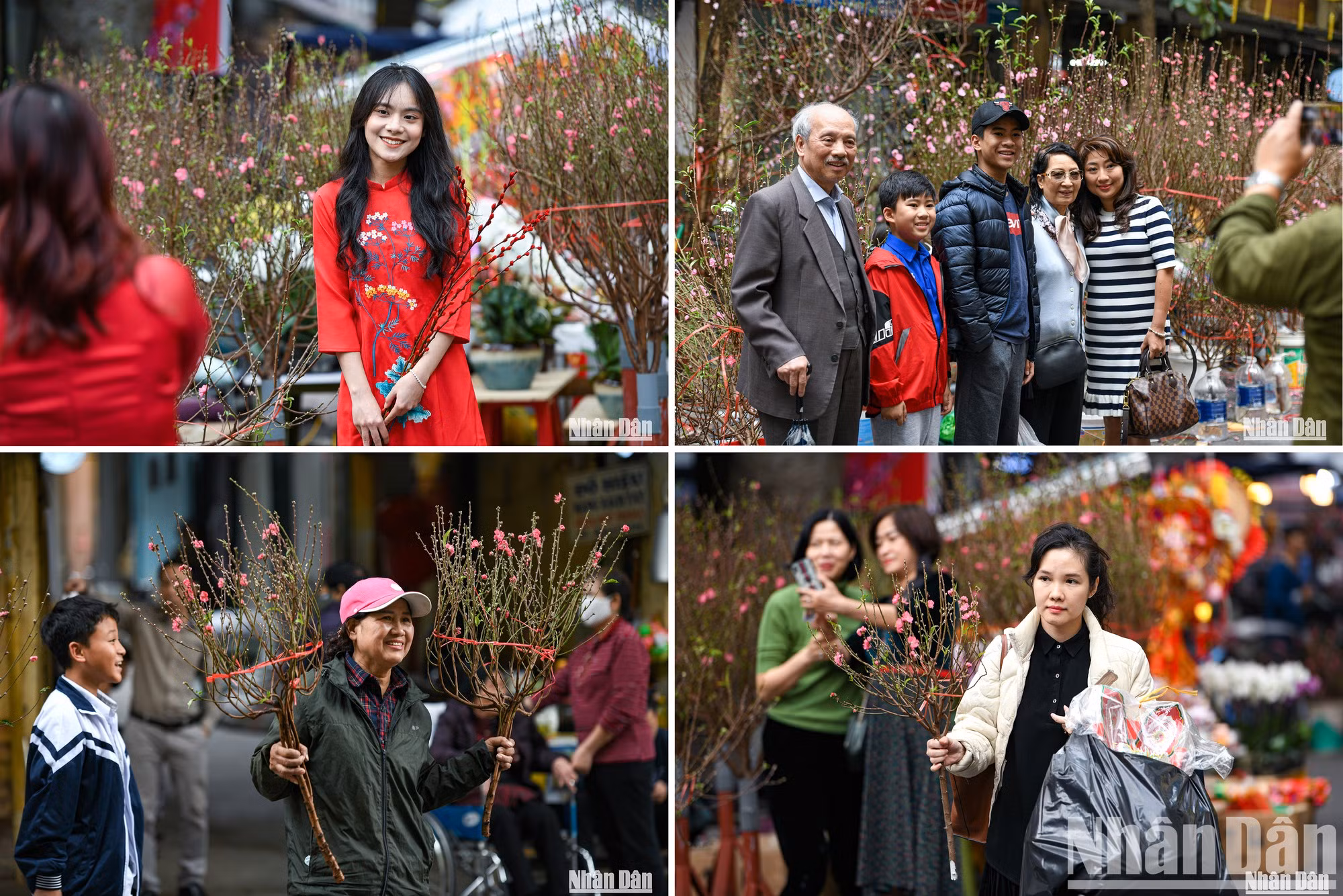 Quizás no haya un mercado de flores en Hanói que posee la belleza del tiempo como el en Hang Luoc.