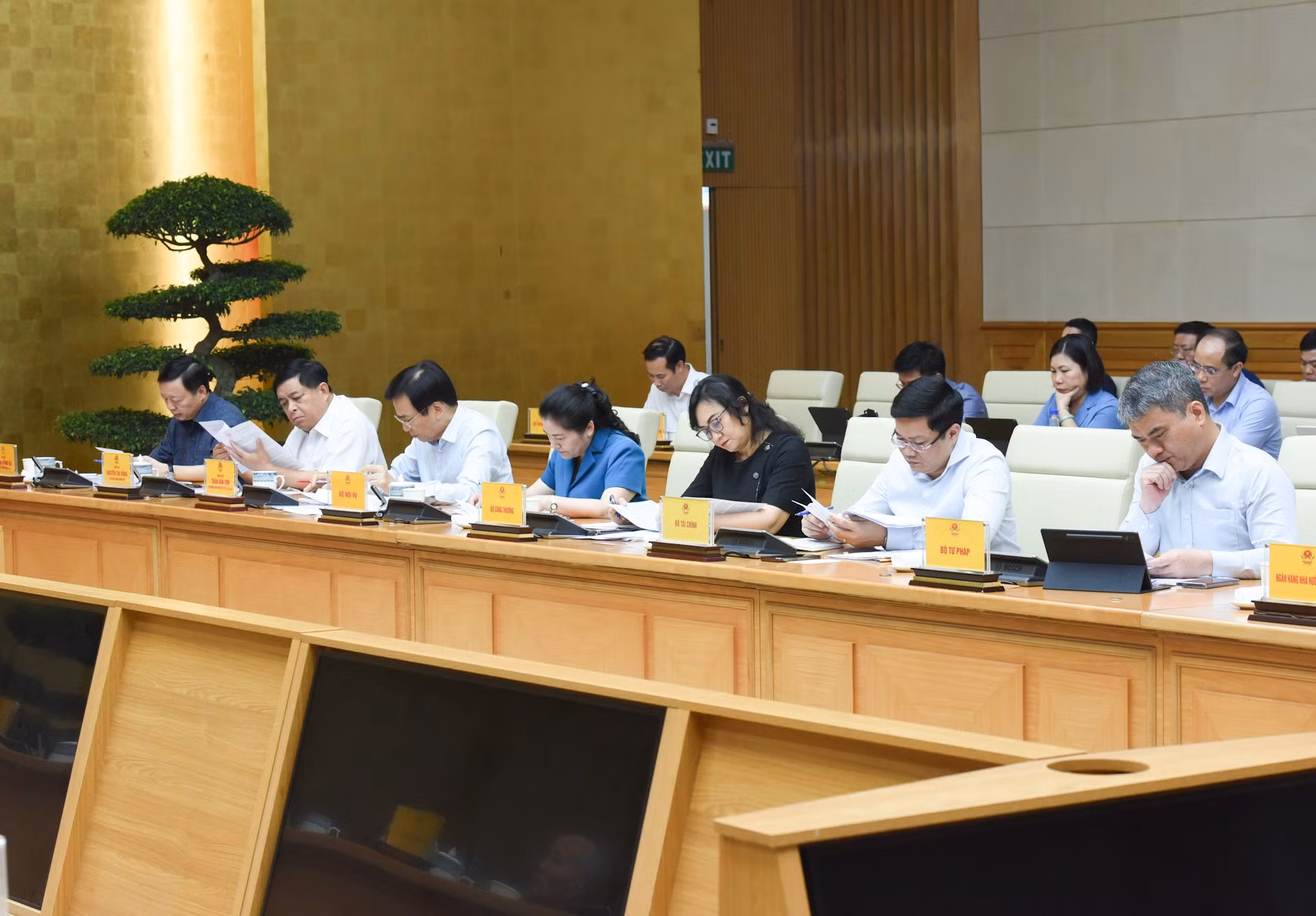 Delegados en la cita.
