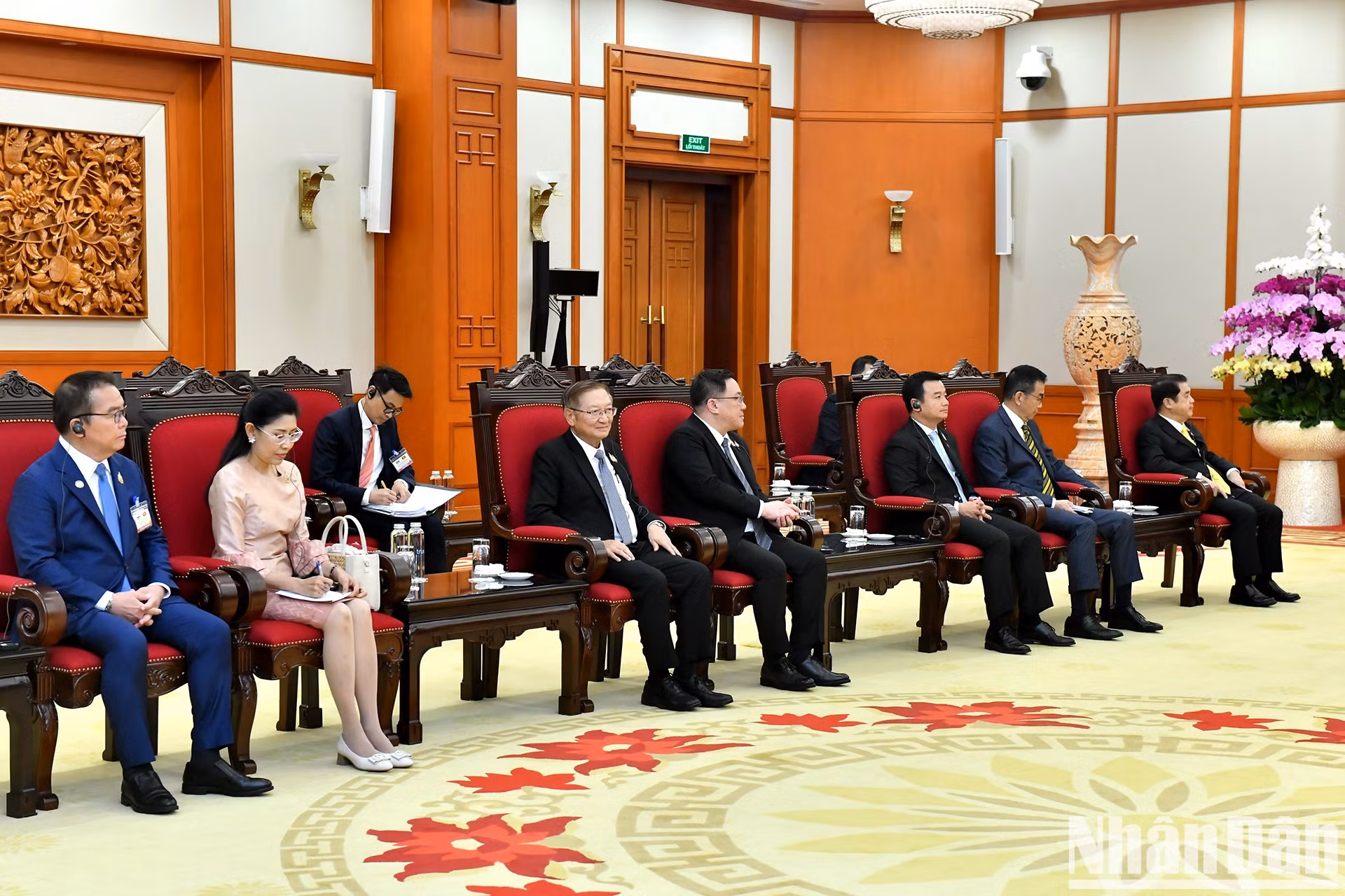 La delegación de Tailandia en el evento. La delegación de Tailandia en el evento.