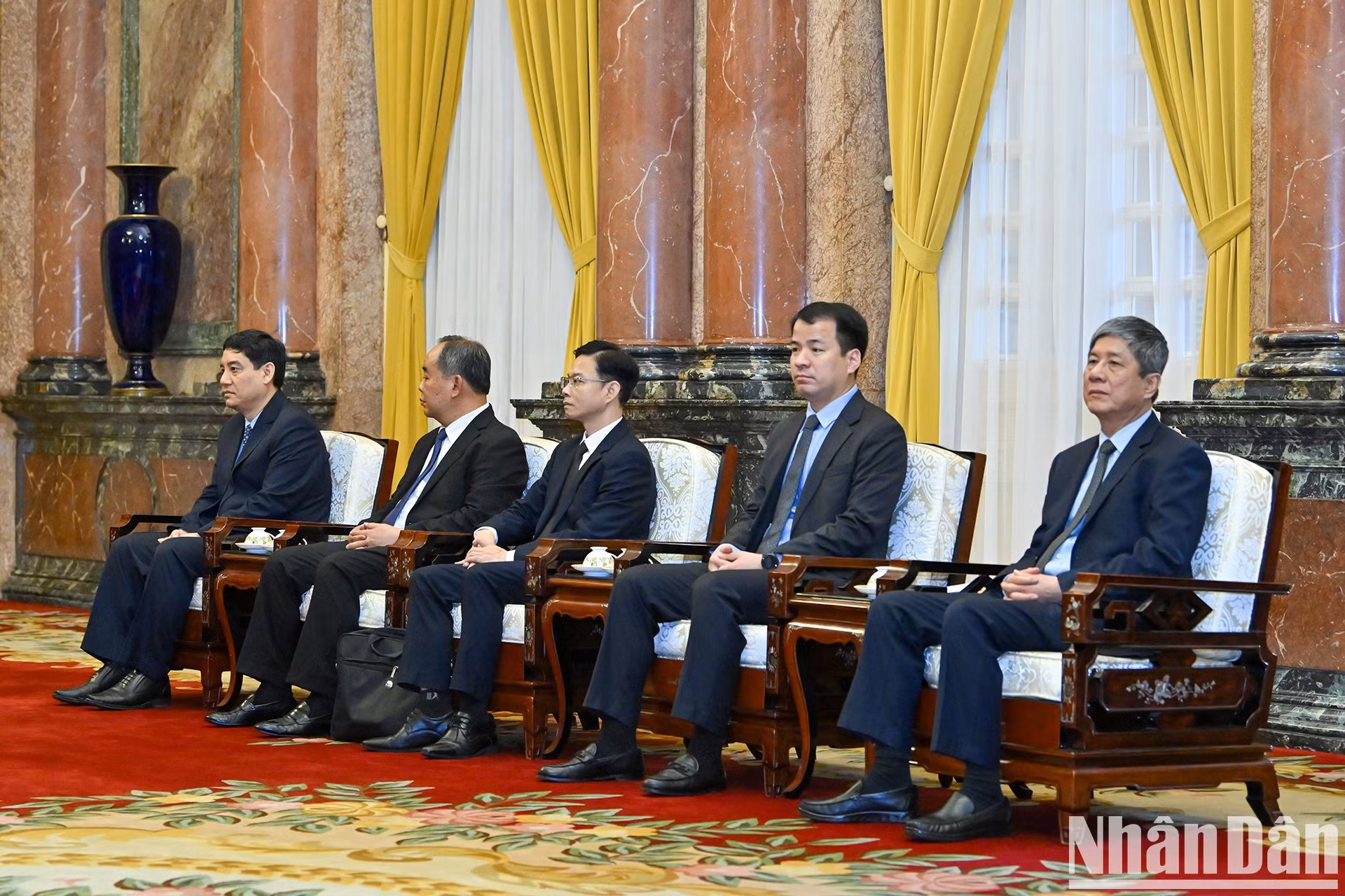 Delegados vietnamitas en el evento. Delegados vietnamitas en el evento.