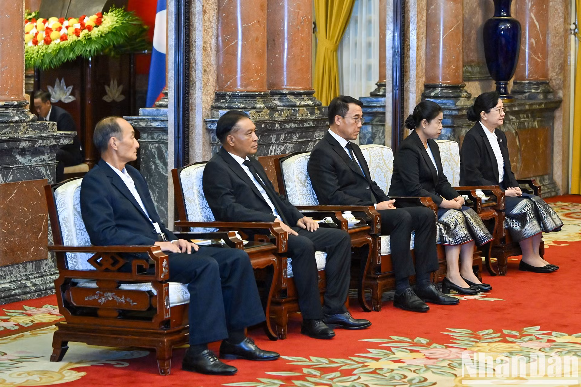 La delegación de Laos en el encuentro. La delegación de Laos en el encuentro.
