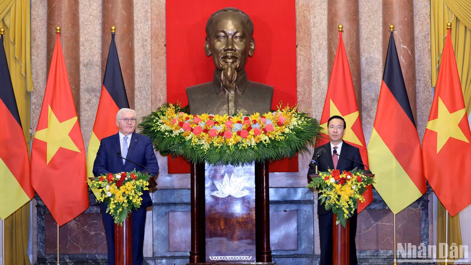 [Foto] Presidente vietnamita se reúne con su homólogo alemán