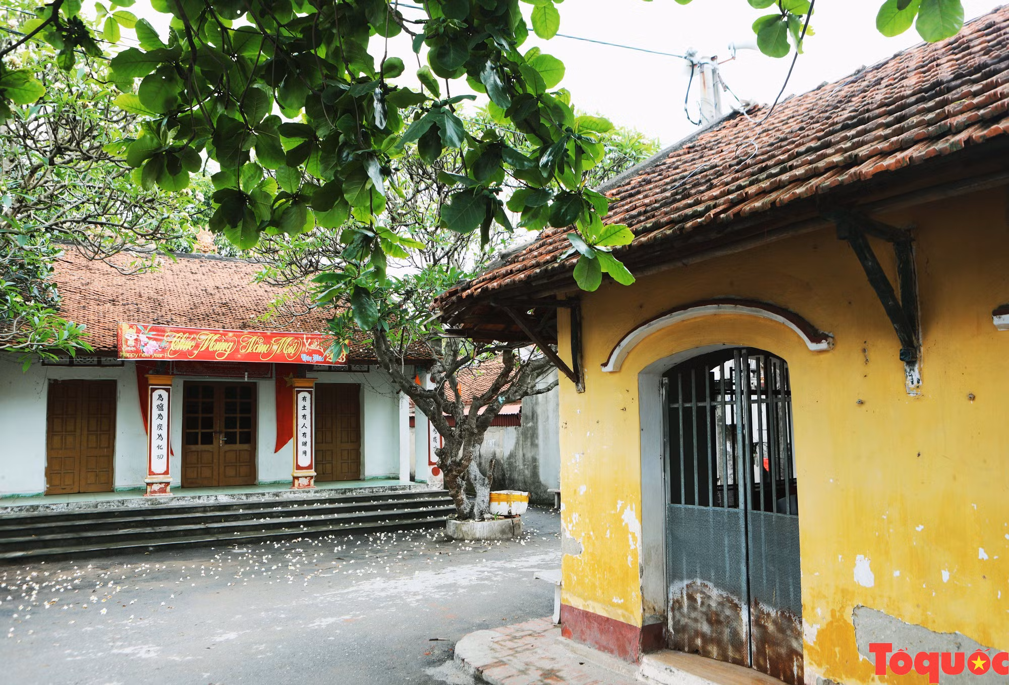 La casa comunal de la aldea.