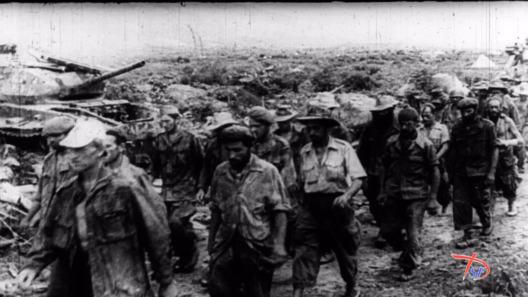 Una escena del documental “Dien Bien Phu”. Una escena del documental “Dien Bien Phu”.