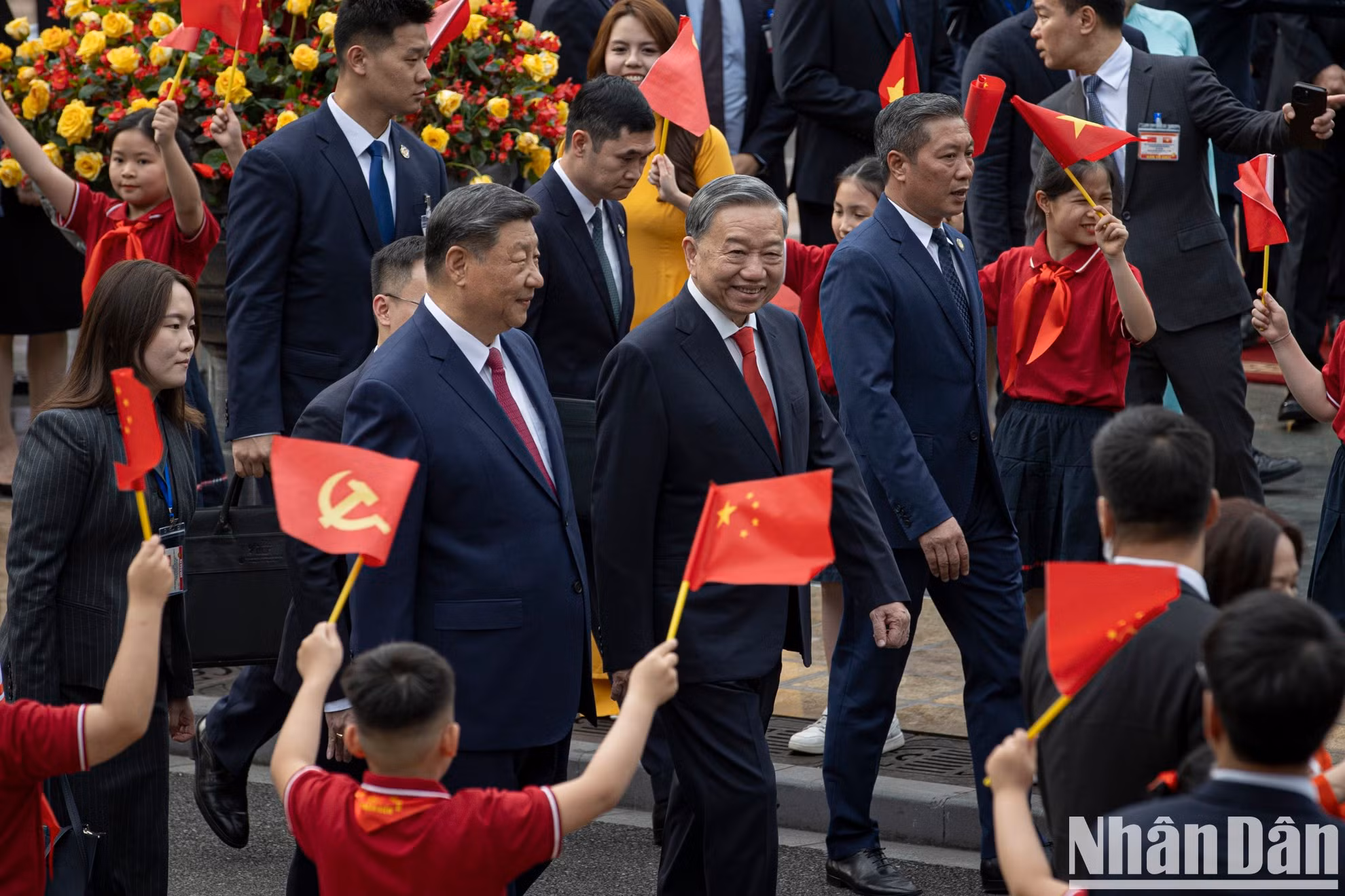 Los dos dirigentes en la ceremonia. Los dos dirigentes en la ceremonia.