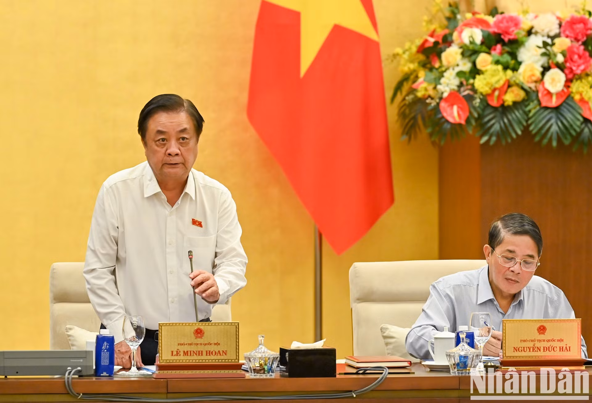 El vicepresidente de la AN Le Minh Hoan. El vicepresidente de la AN Le Minh Hoan.