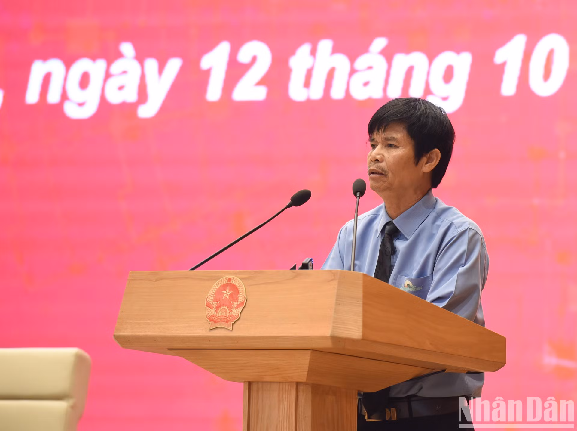 Nguyen Huy Duong, presidente del Consejo de Miembros de la sociedad de responsabilidad limitada de la Granja de Langbiang.
