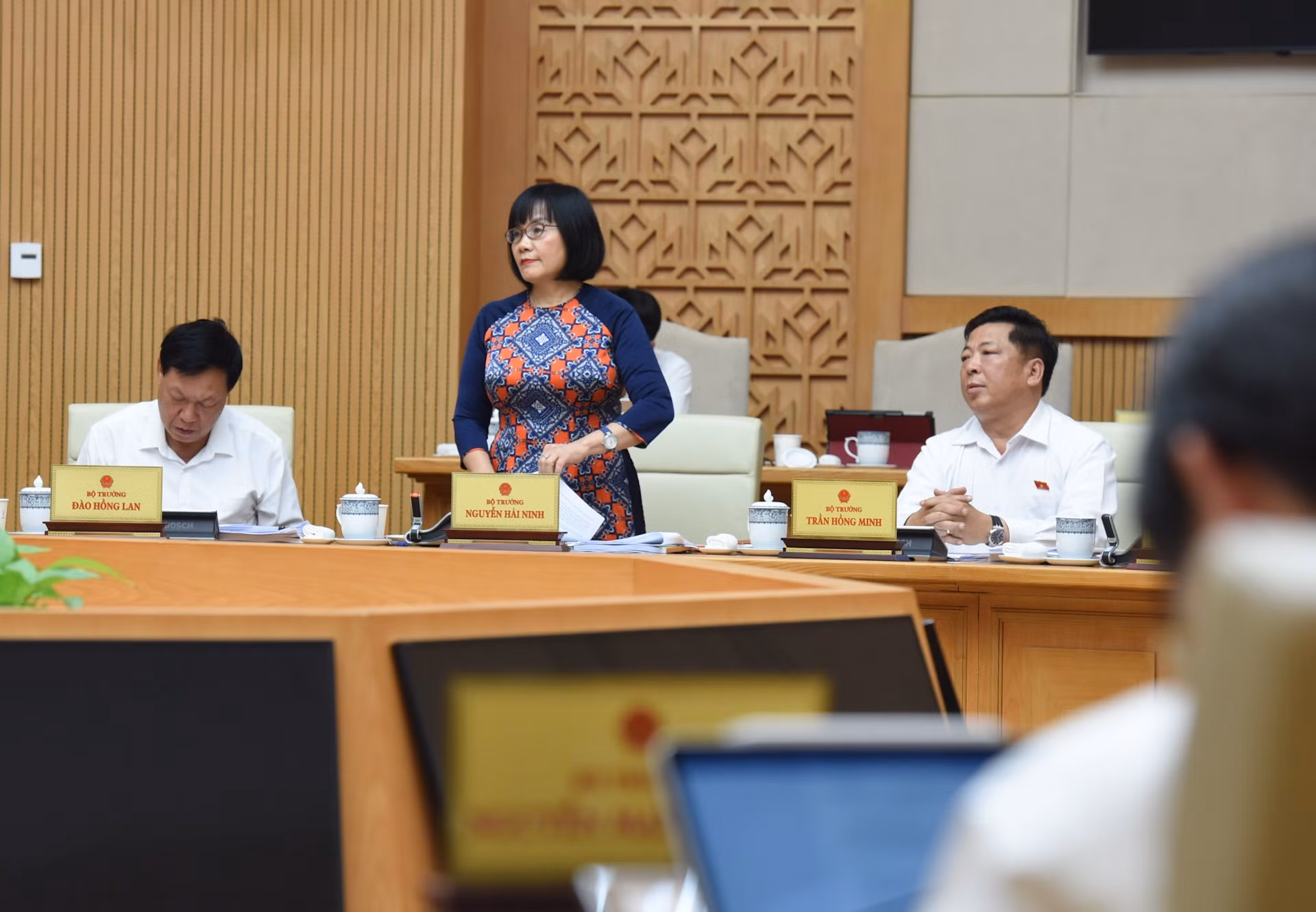La viceministra de Justicia Dang Hoang Oanh.