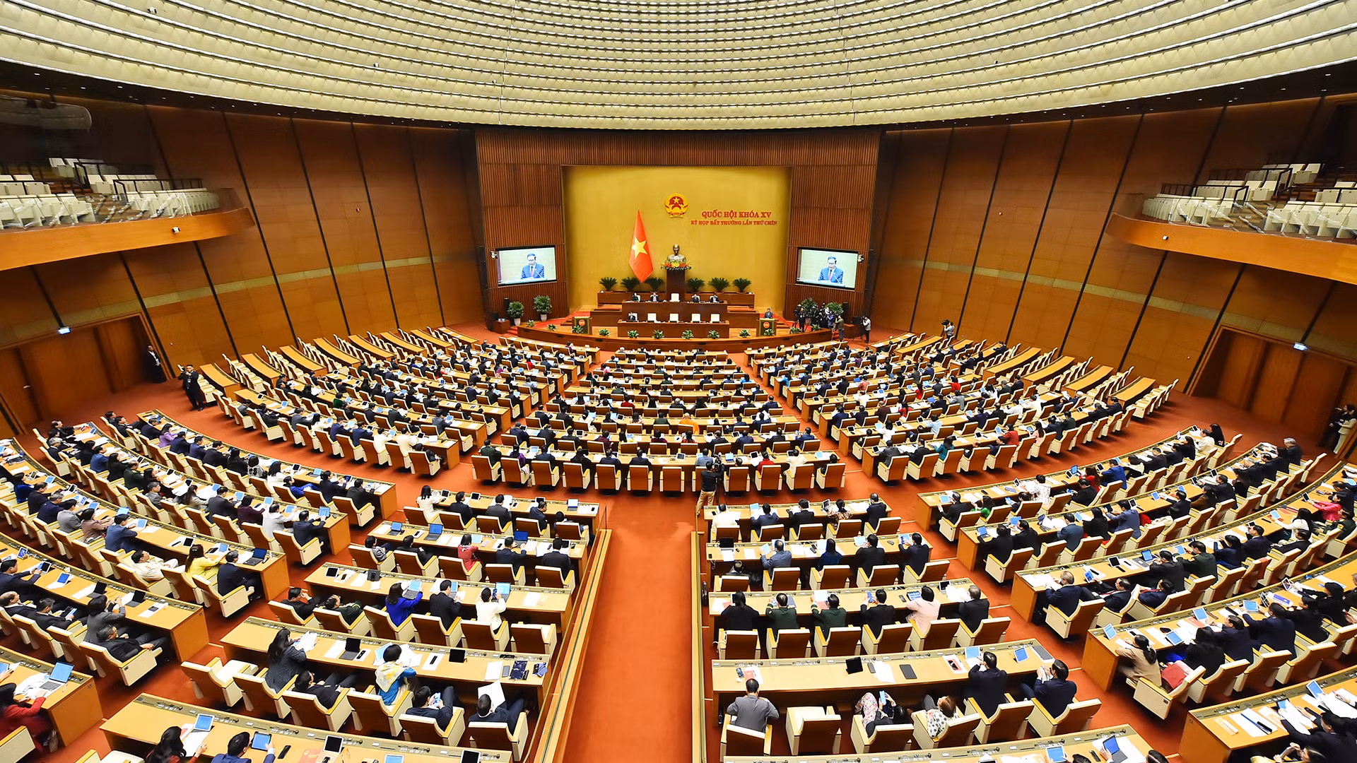 [Foto] Inauguran novena reunión extraordinaria de Asamblea Nacional de Vietnam de XV legislatura