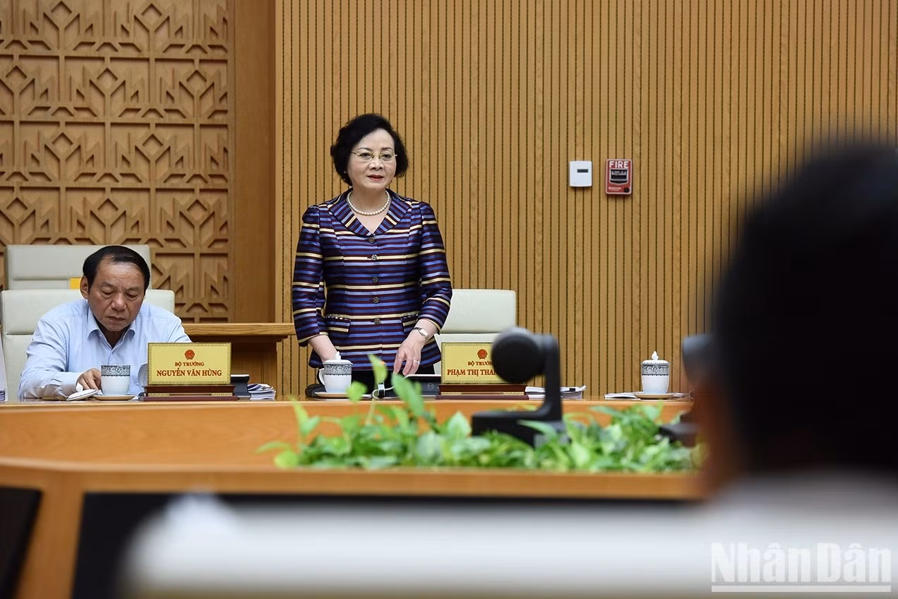 La ministra del Interior, Pham Thi Thanh Tra.
