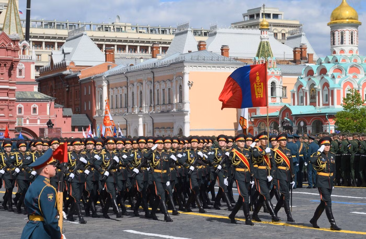La delegación de Mongolia.