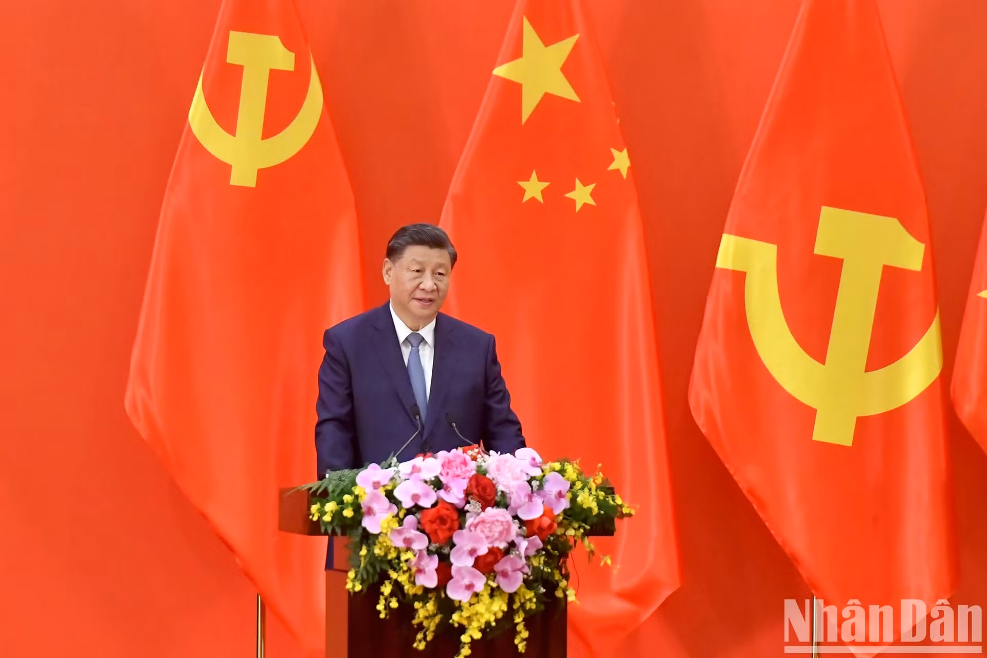 El secretario general del PCCh y presidente de China interviene en la cita.