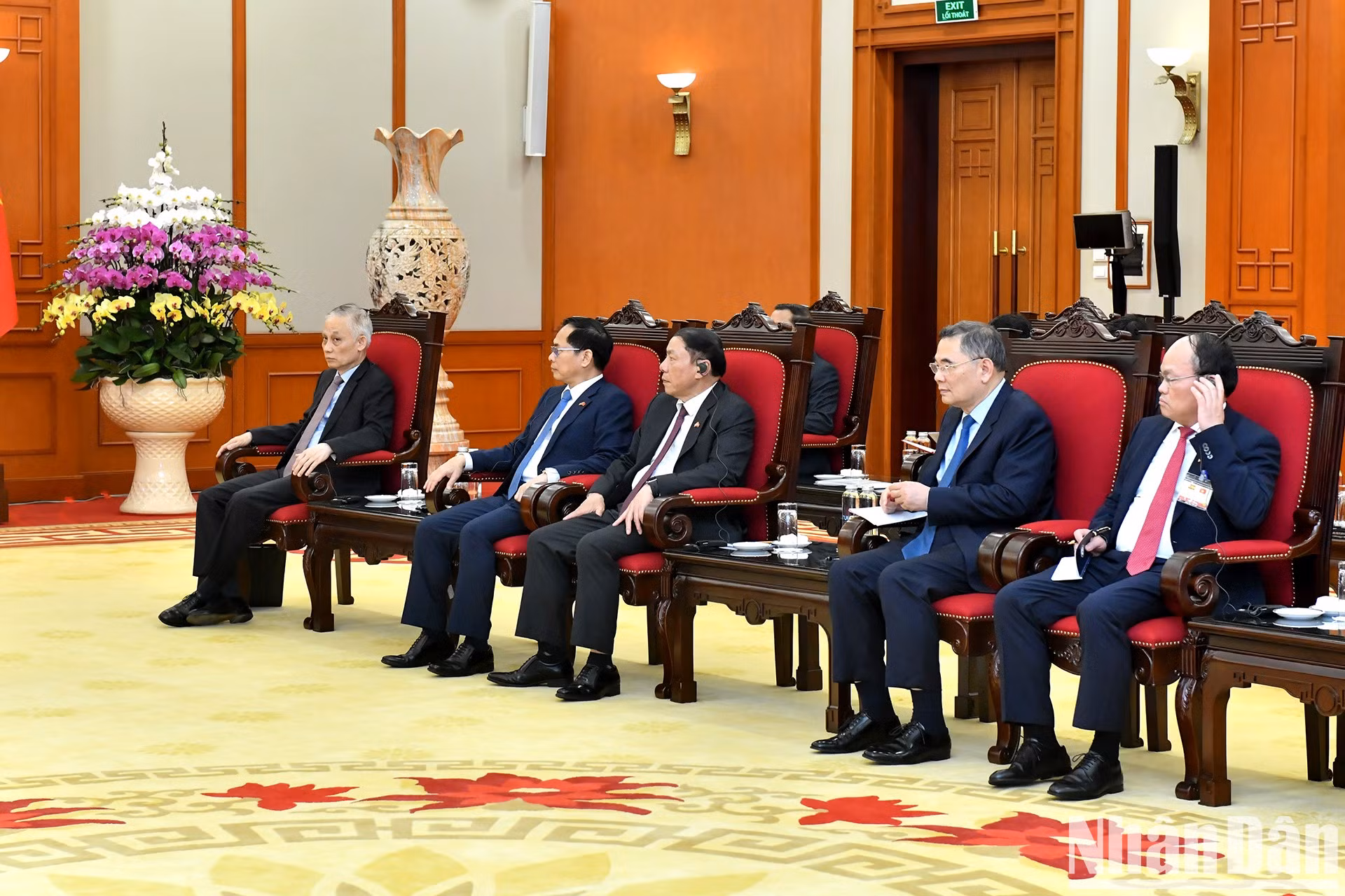 Delegados vietnamitas a la cita. Delegados vietnamitas a la cita.