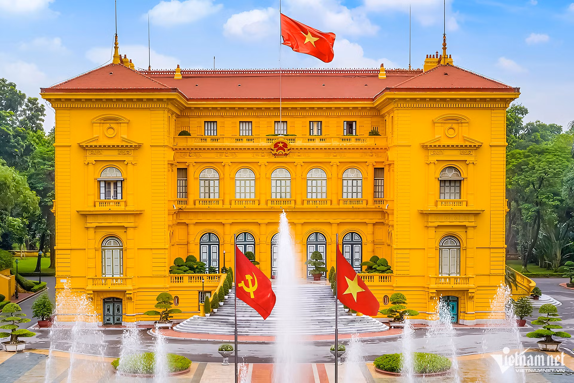 El Palacio Presidencial, en Hanói.