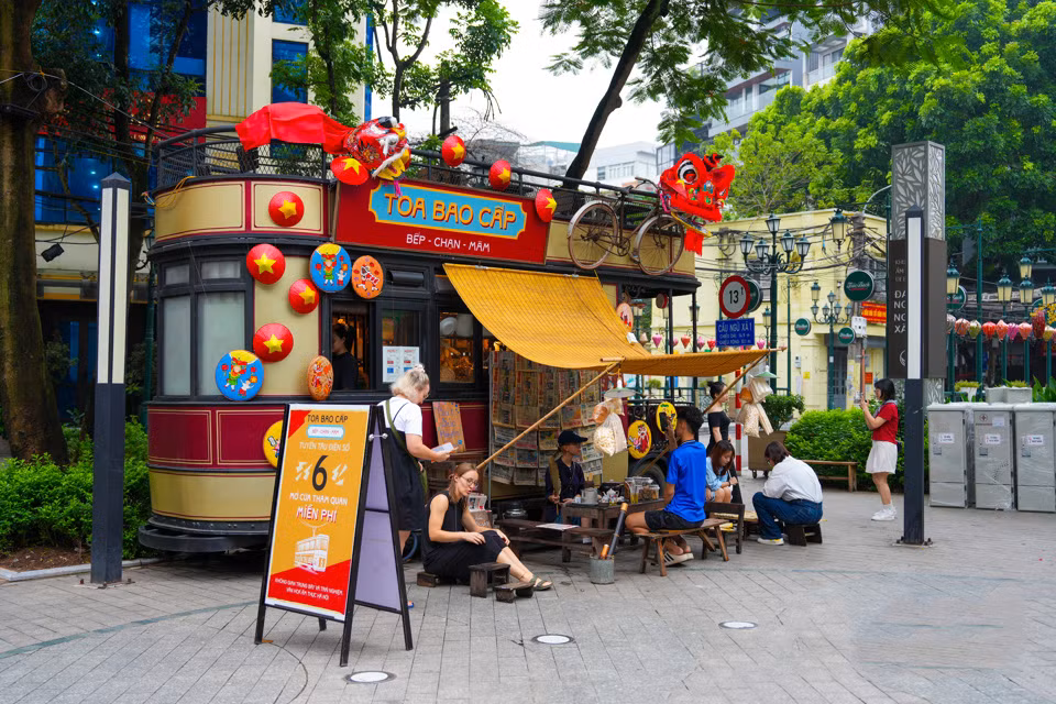 Allí se hallan imágenes icónicas de la capital vietnamita.