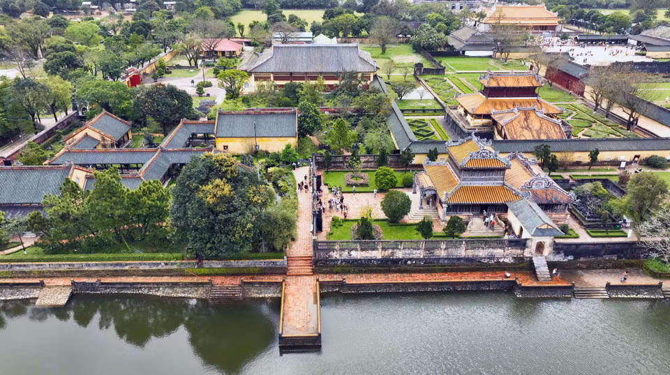 El Jardín Real (parte del Complejo de Monumentos de Hue).