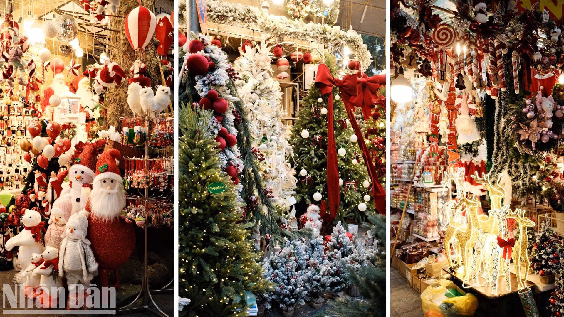 Como de costumbre, todas las tiendas en Hang Ma se preparan con antelación para la festividad.