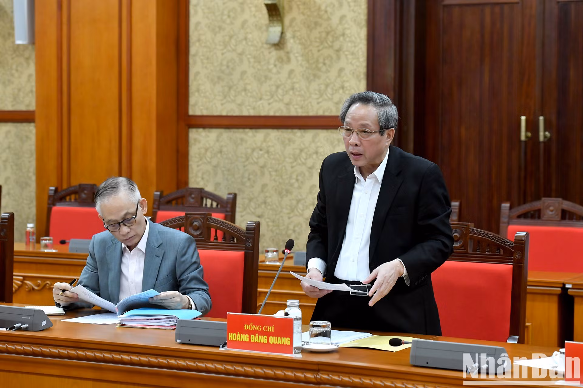 Hoang Dang Quang, miembro del Comité Central del Partido y subjefe permanente de la Comisión de Organización del Comité Central.