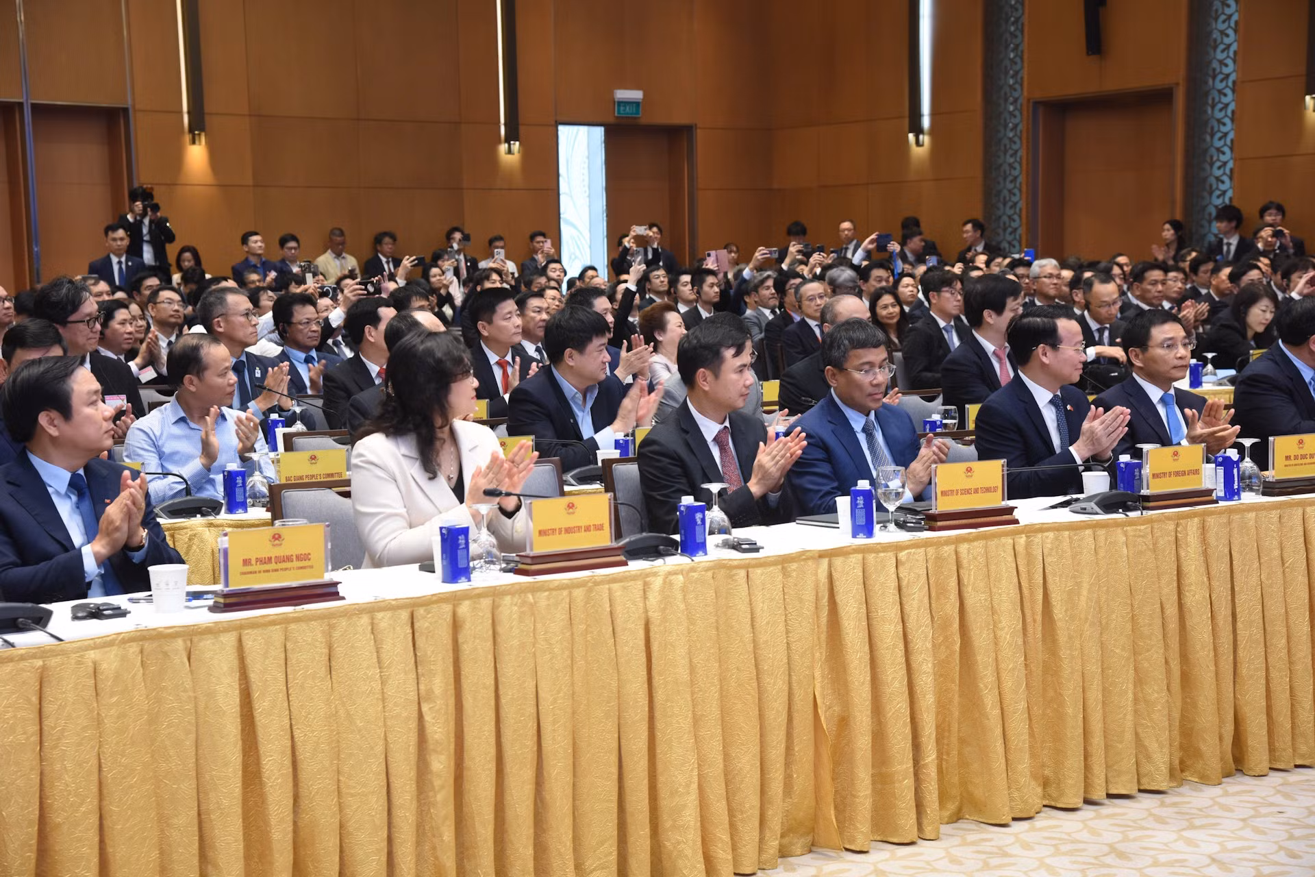 Delegados al foro.