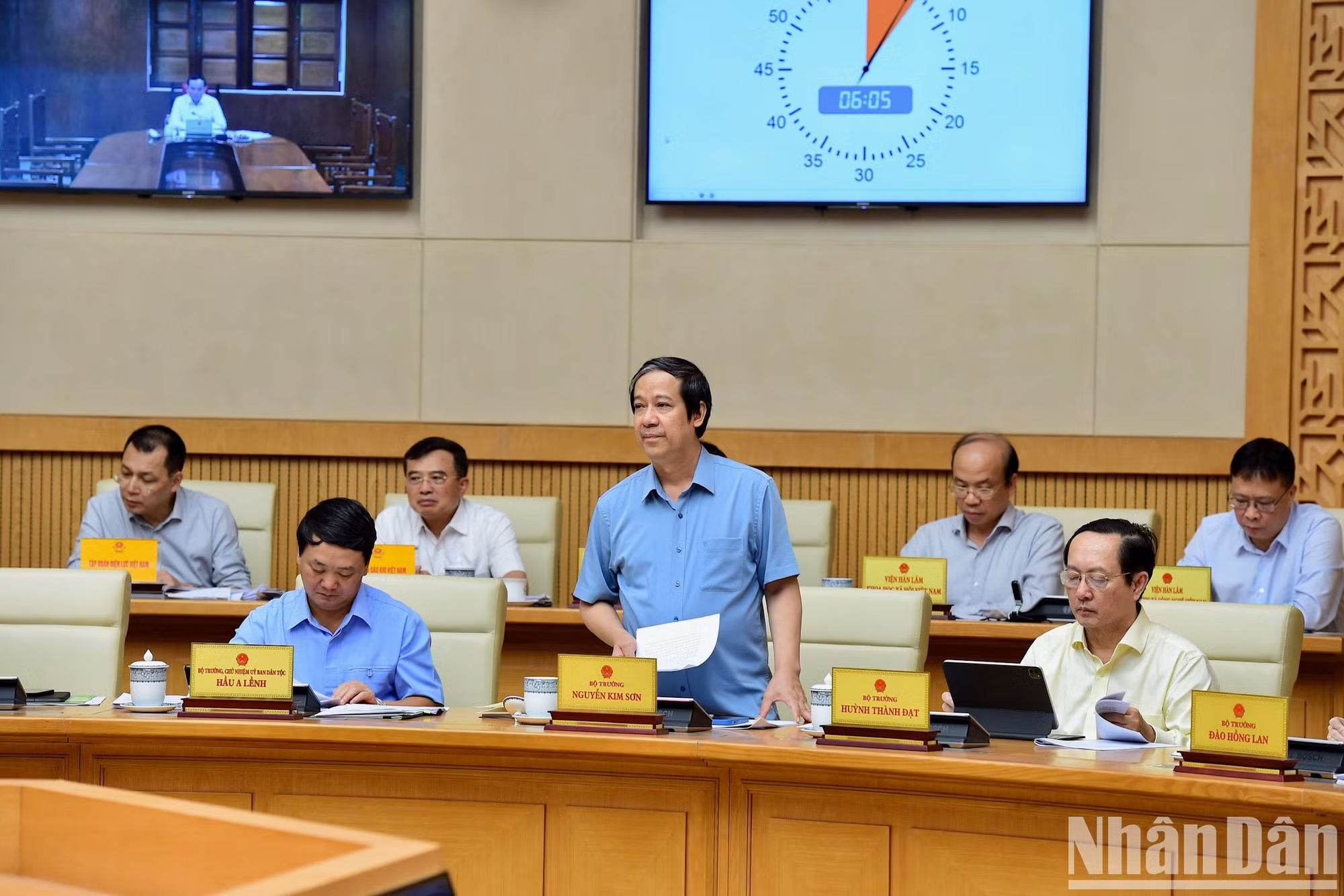 El ministro de Educación y Formación, Nguyen Kim Son. El ministro de Educación y Formación, Nguyen Kim Son.