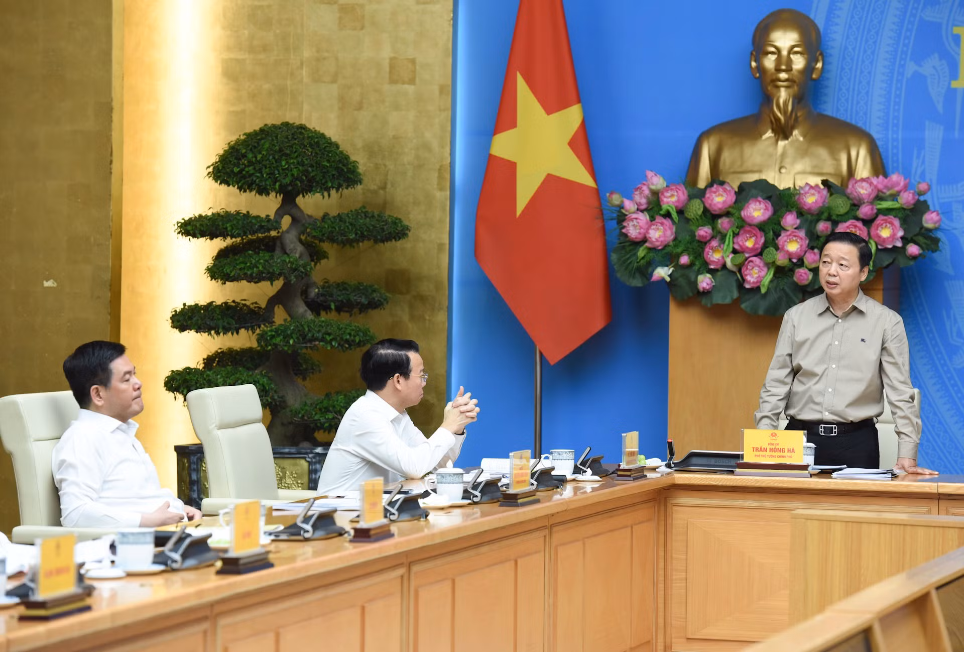 El vicepremier Tran Hong Ha.