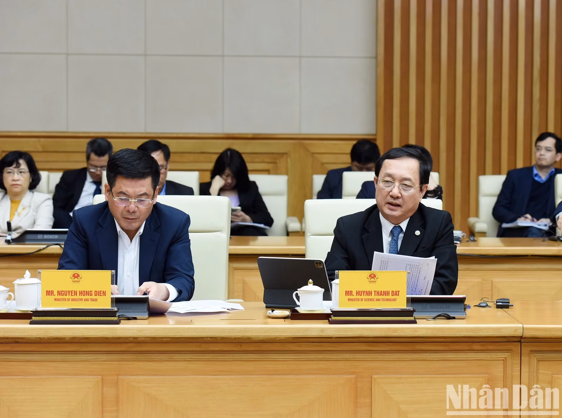 El ministro de Ciencia y Tecnología de Vietnam, Huynh Thanh Dat.