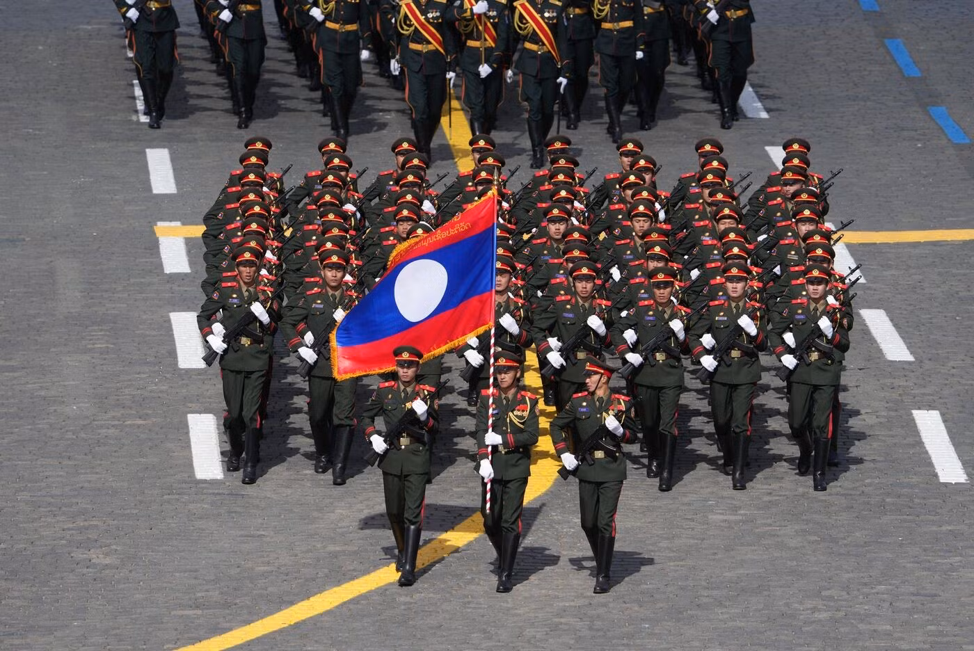 La delegación de Laos.