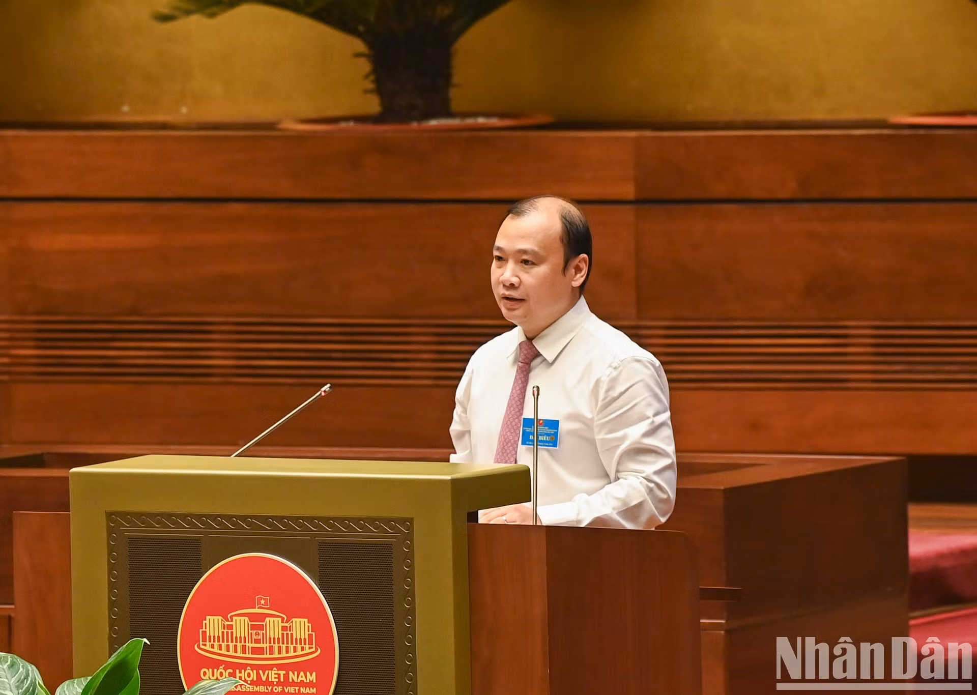 El redactor jefe de la Revista Comunista, Le Hai Binh.