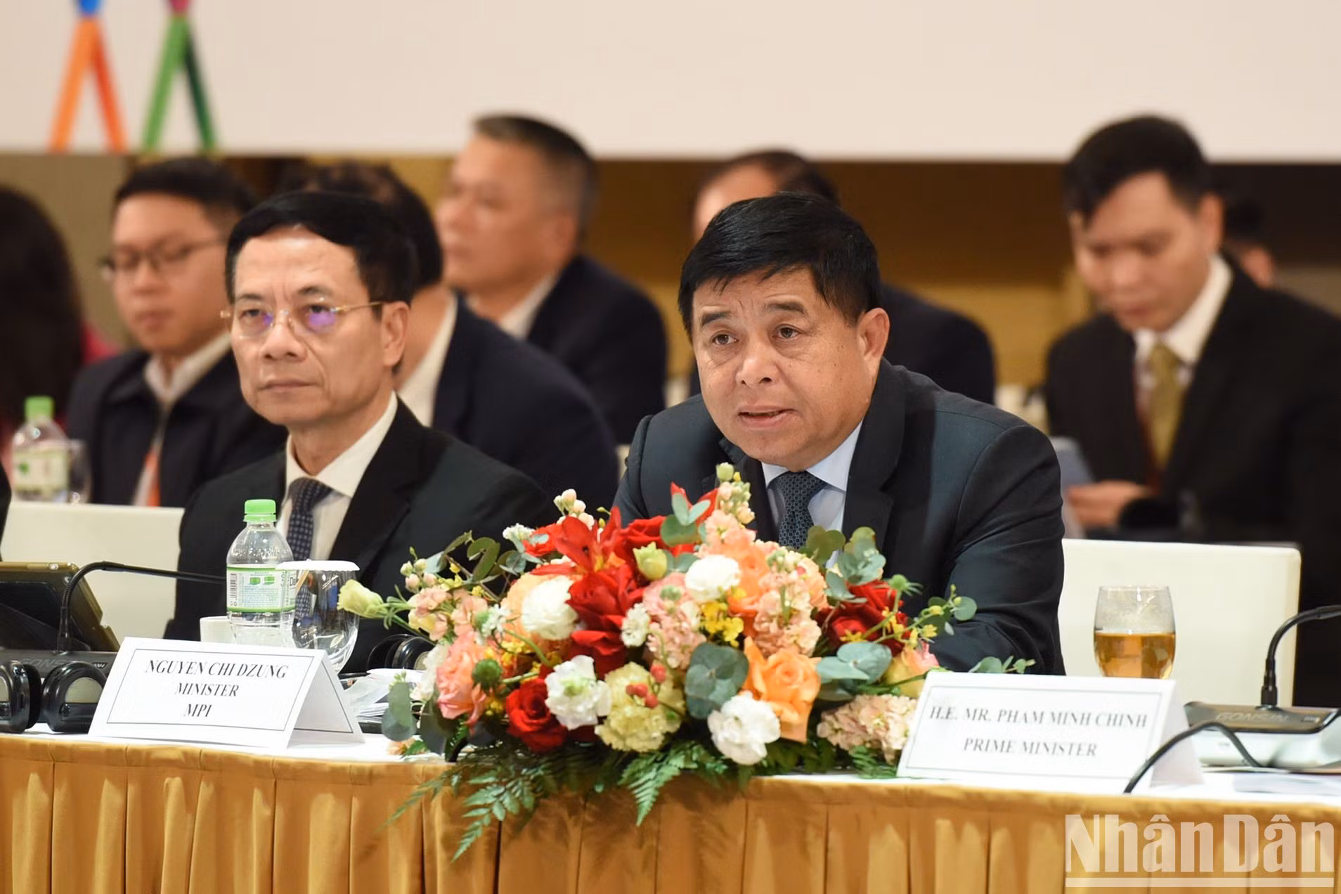 El ministro de Planificación e Inversión, Nguyen Chi Dung, destaca el significado del Foro en el contexto en que el sector económico con inversión extranjera desempeña un papel cada vez más importante.