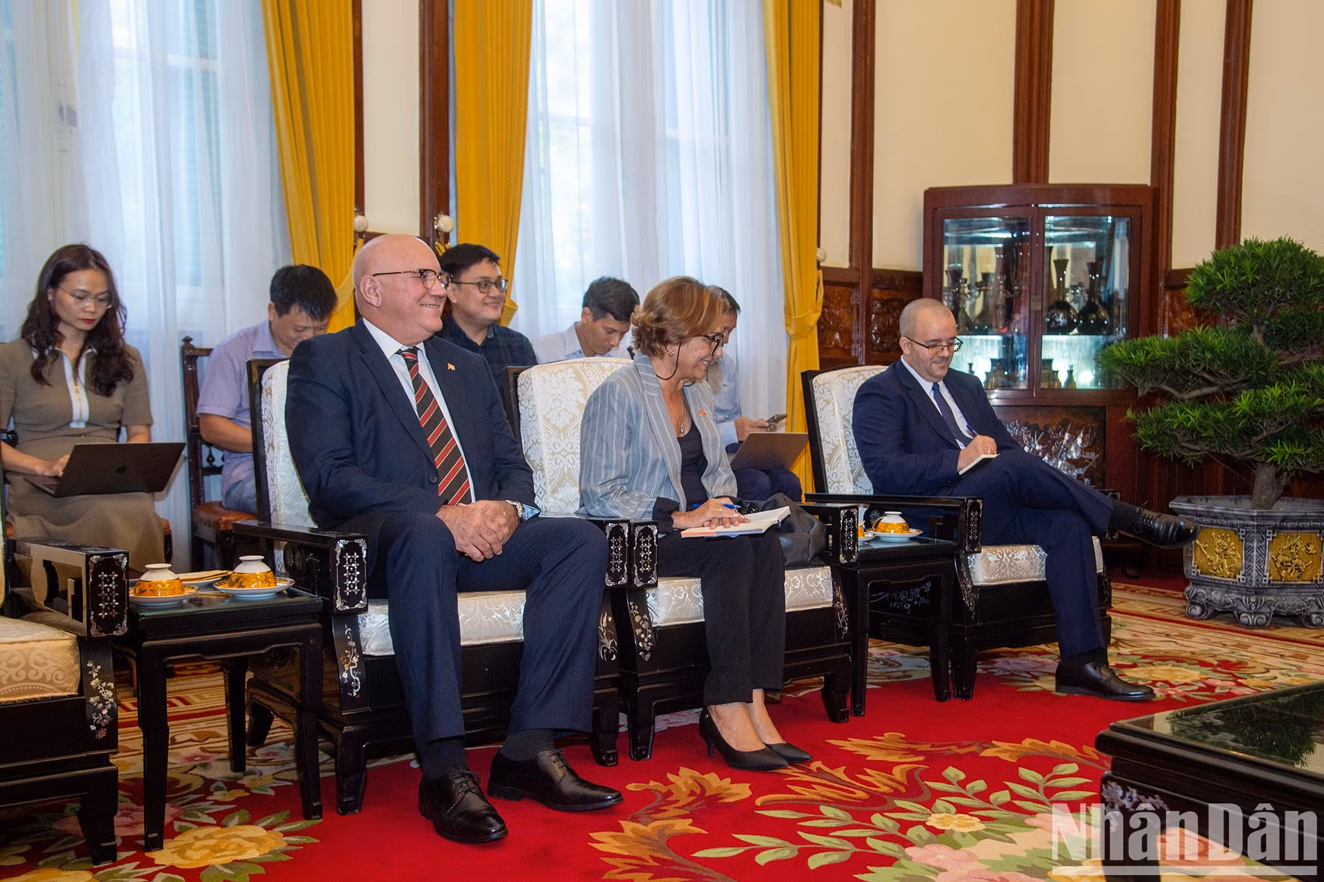 Delegados cubanos en el encuentro.