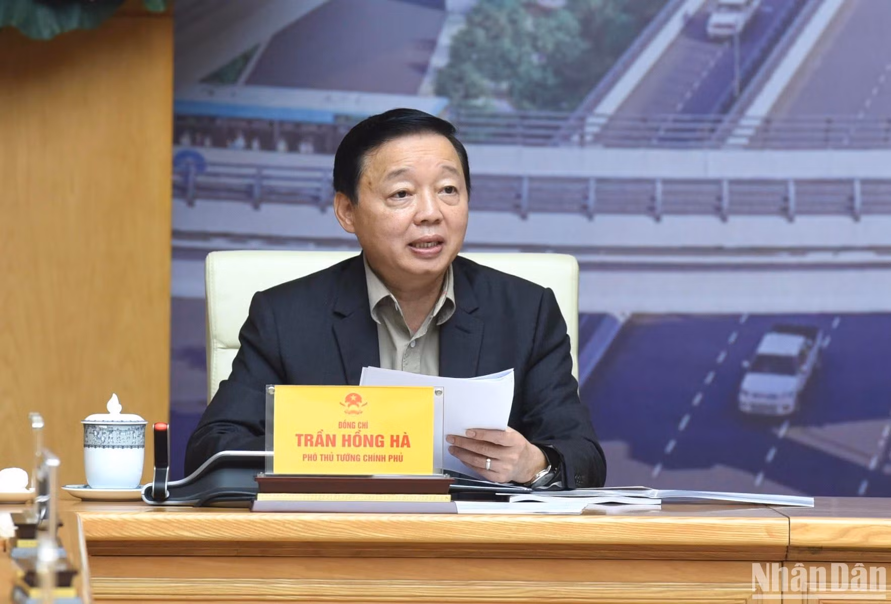 El viceprimer ministro vietnamita, Tran Hong Ha.