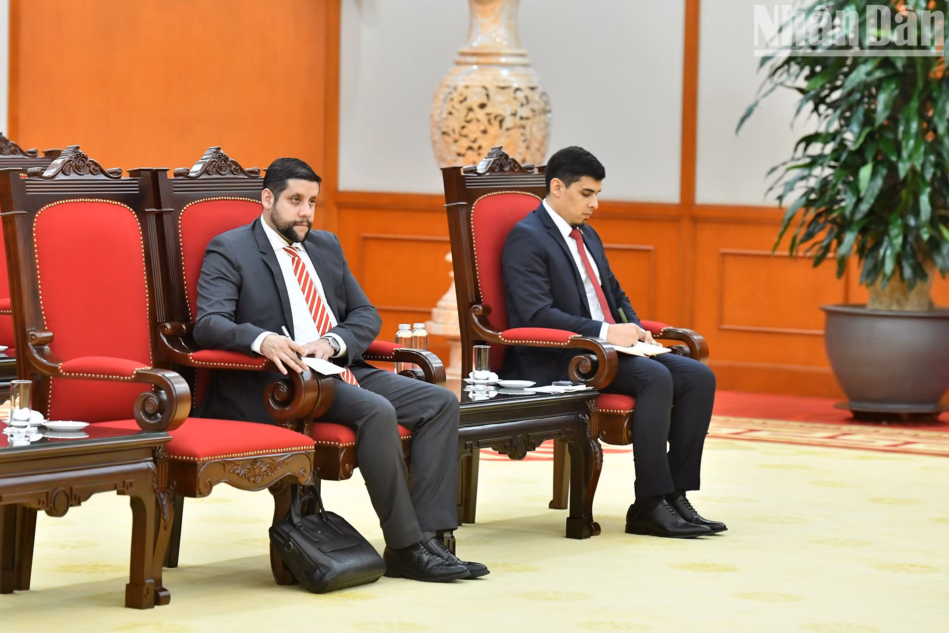 Delegados venezolanos en la cita. Delegados venezolanos en la cita.