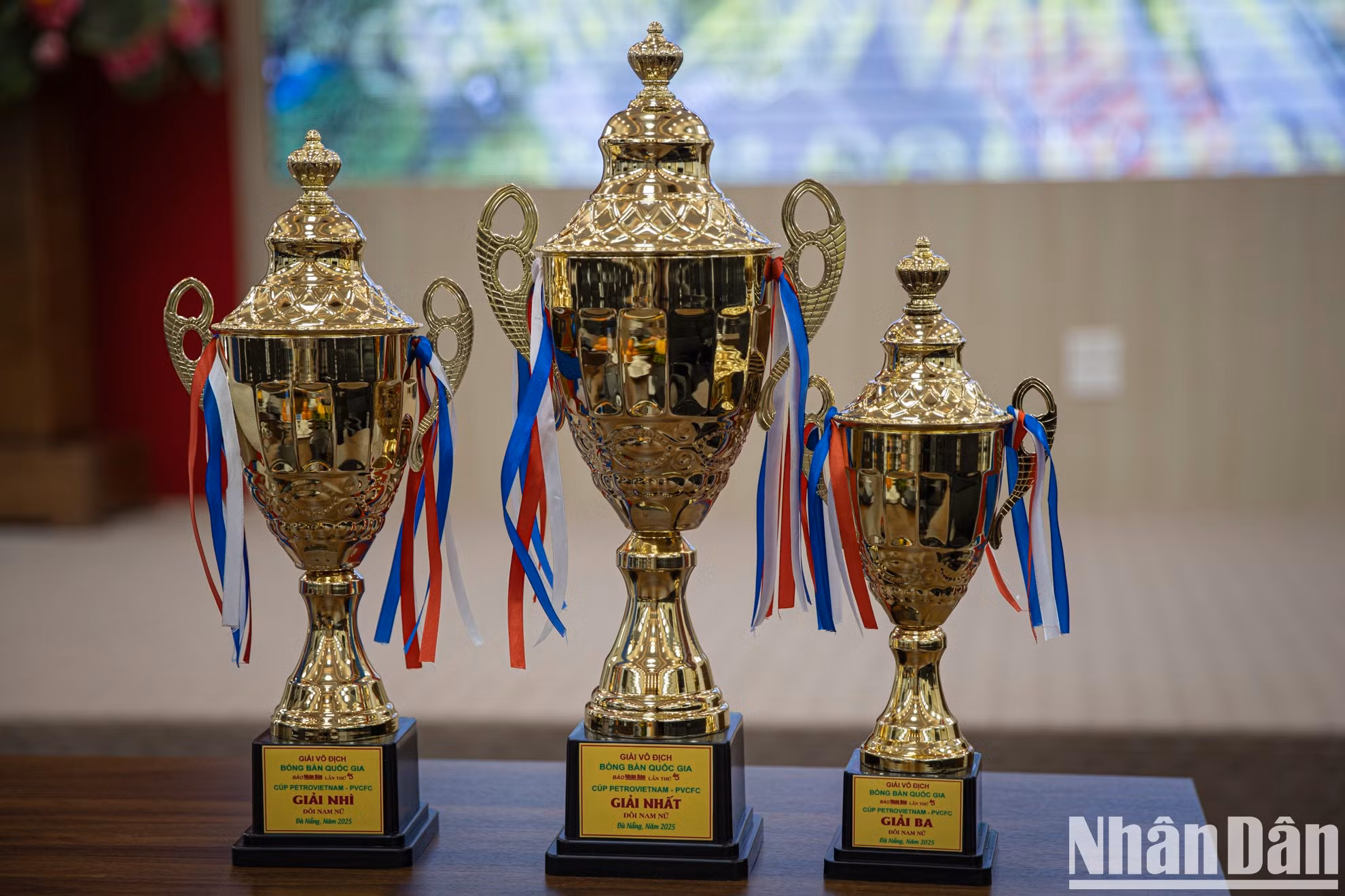 Trofeos y medallas conmemorativos del torneo.