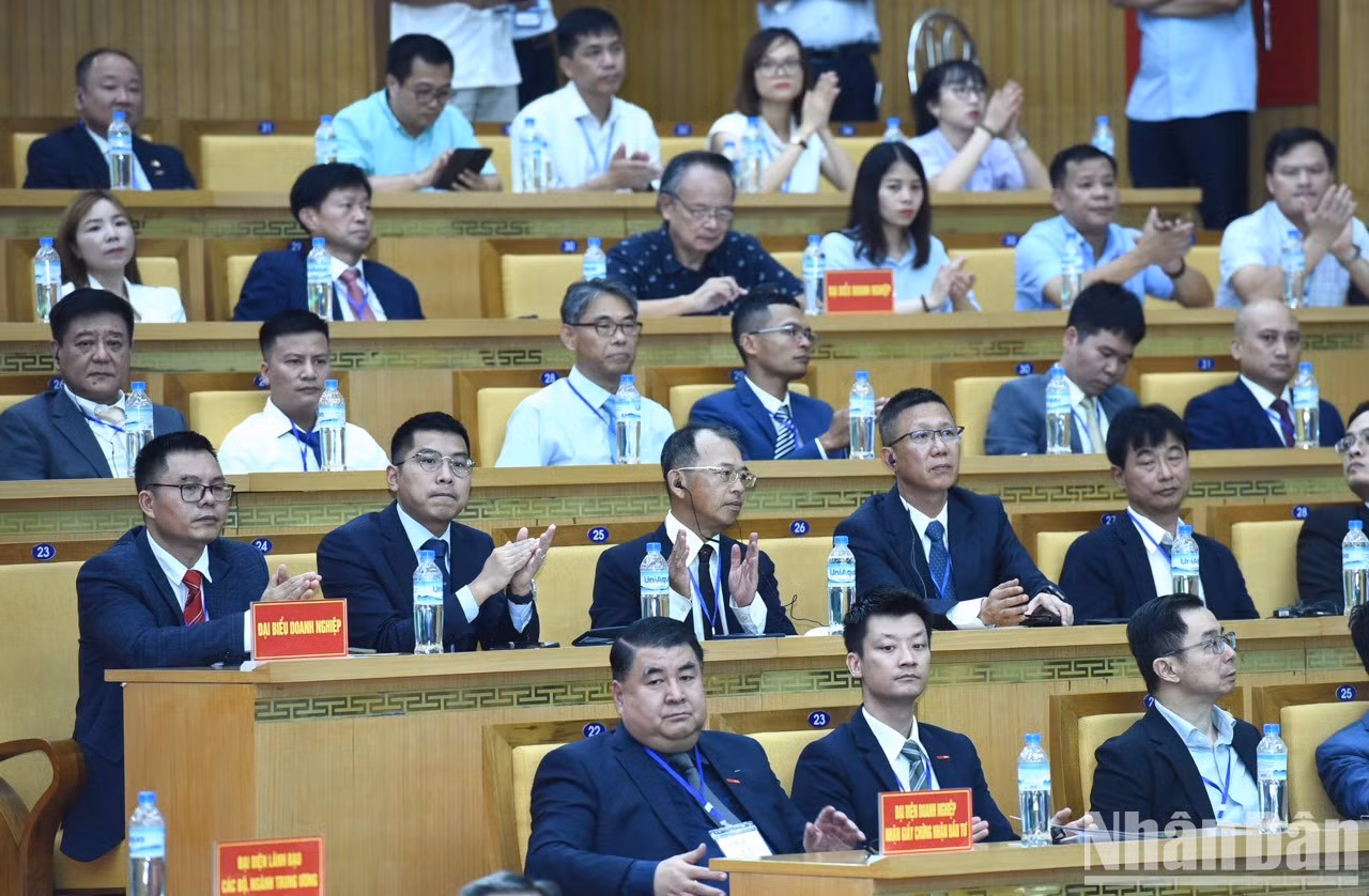 Delegados en el evento.