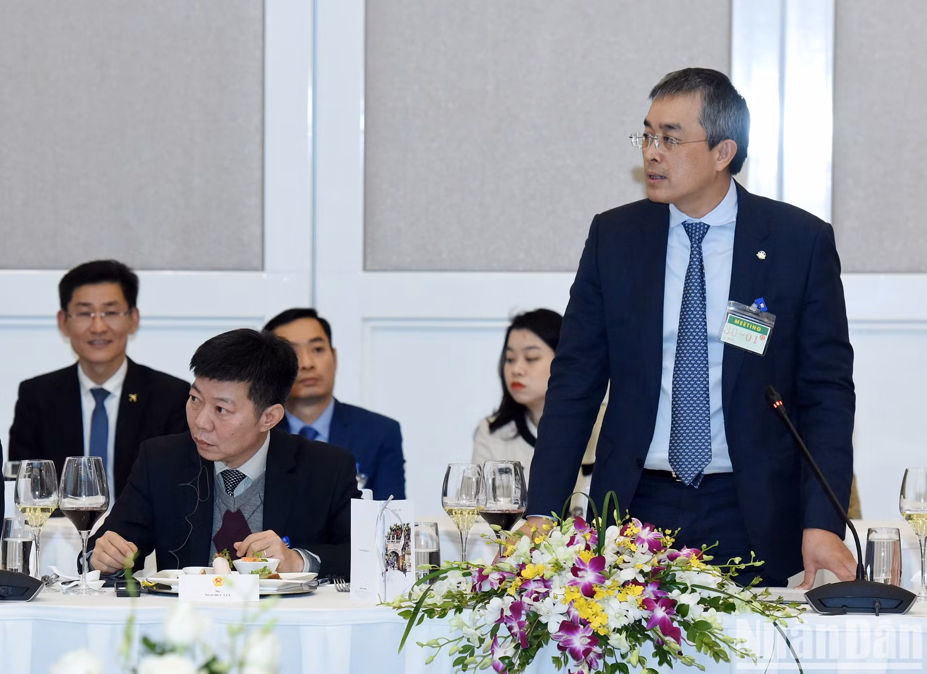 El presidente de la Junta Directiva de la aerolínea nacional Vietnam Airlines, Dang Ngoc Hoa.