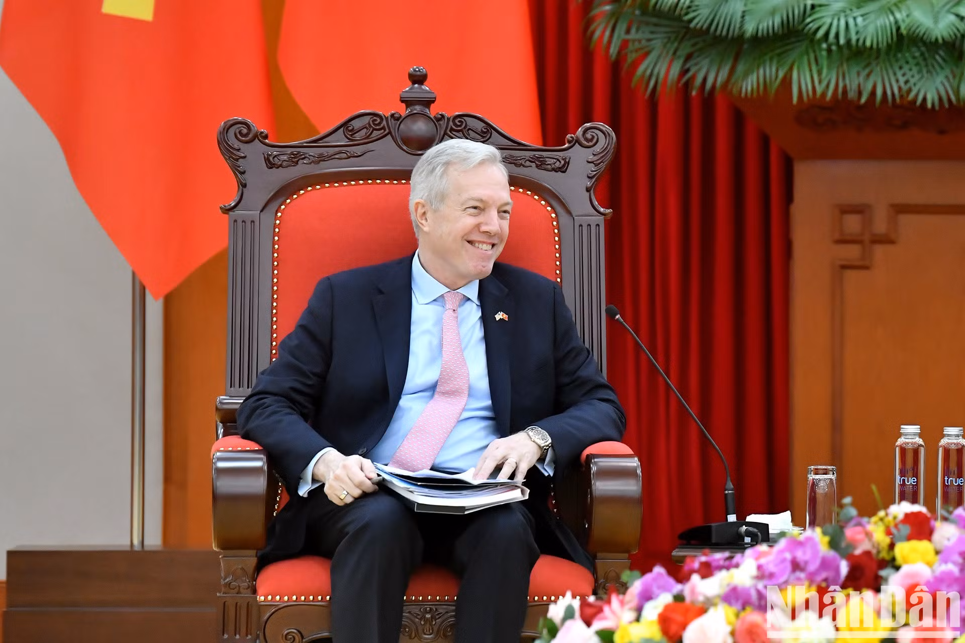 Ted Osius, presidente y director general del Consejo Empresarial Estados Unidos-Asean, en el evento.